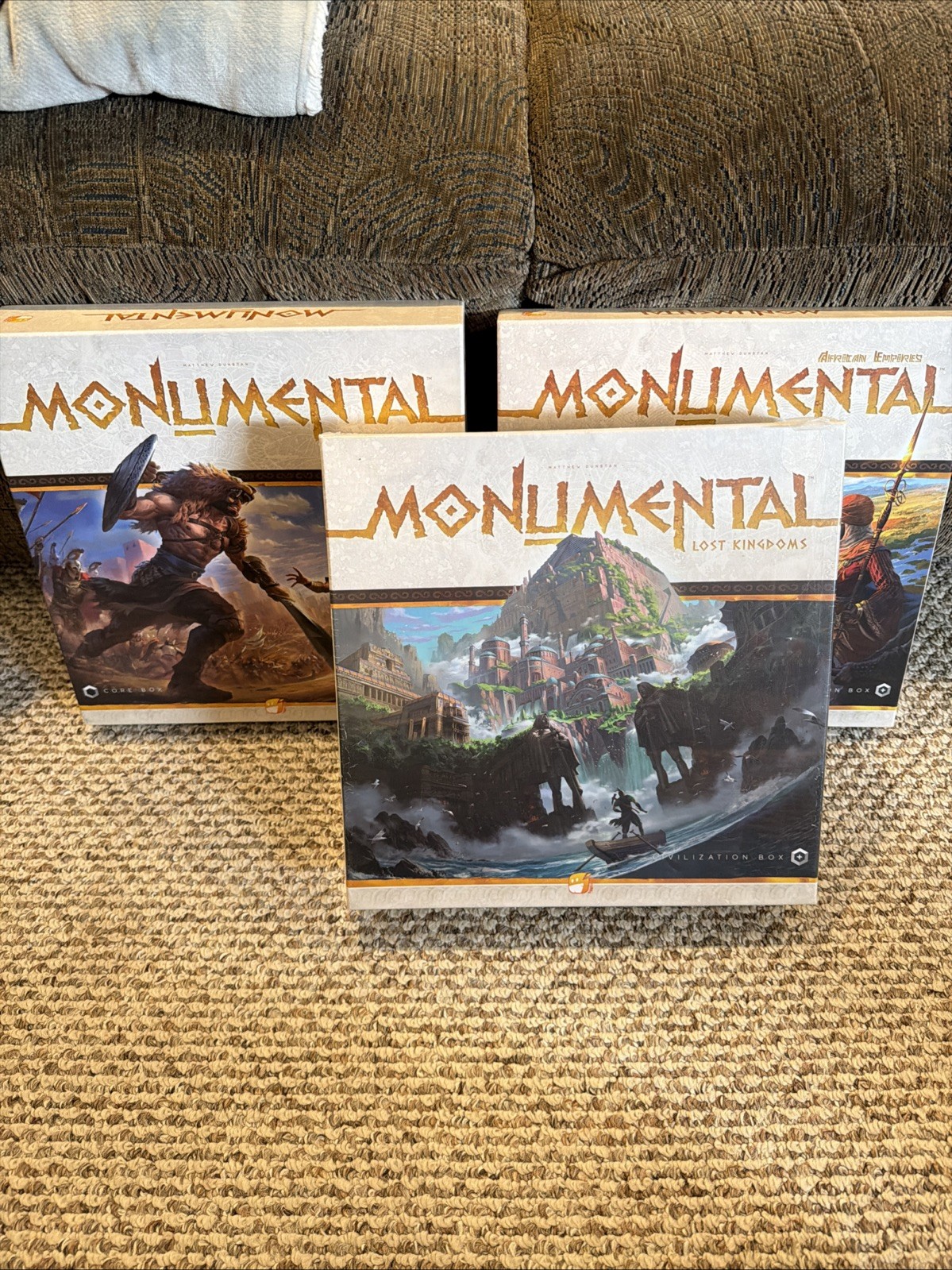 Monumental Board Game+Lost Kingdoms (New) & African Empires (New) Expansions