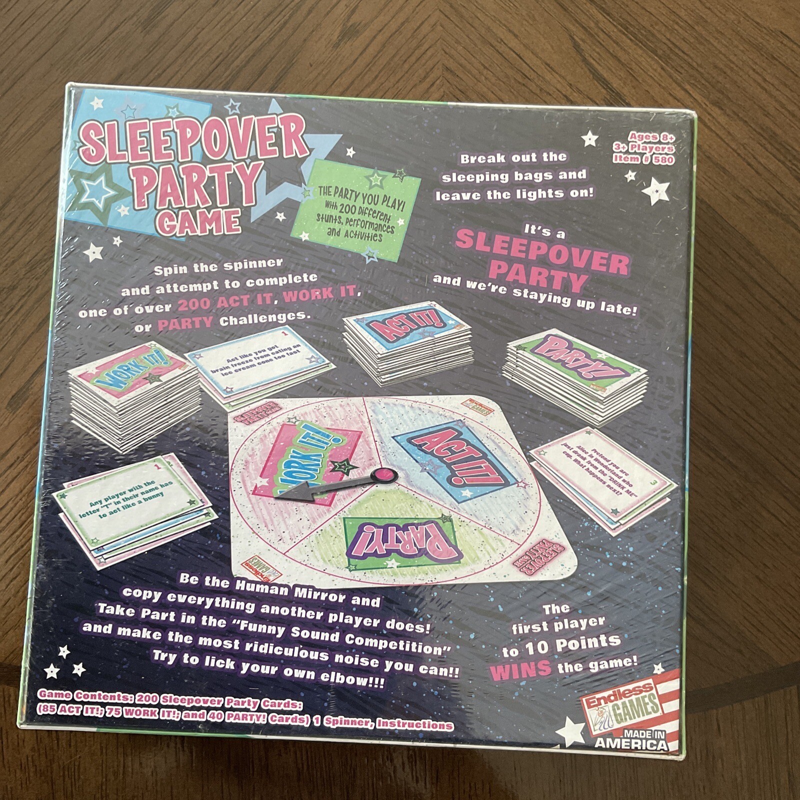 ENDLESS GAMES THE SLEEPOVER PARTY GAME