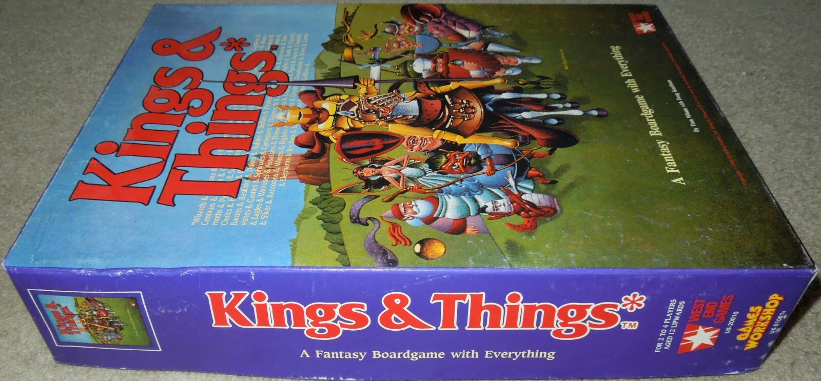 1986 West End Games/Games Workshop Kings & Things Fantasy War Game 100% Complete