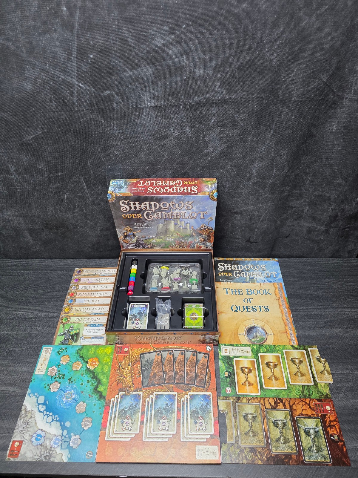 Shadows Over Camelot Days of Wonder Fantasy Board Game Complete In Great Shape