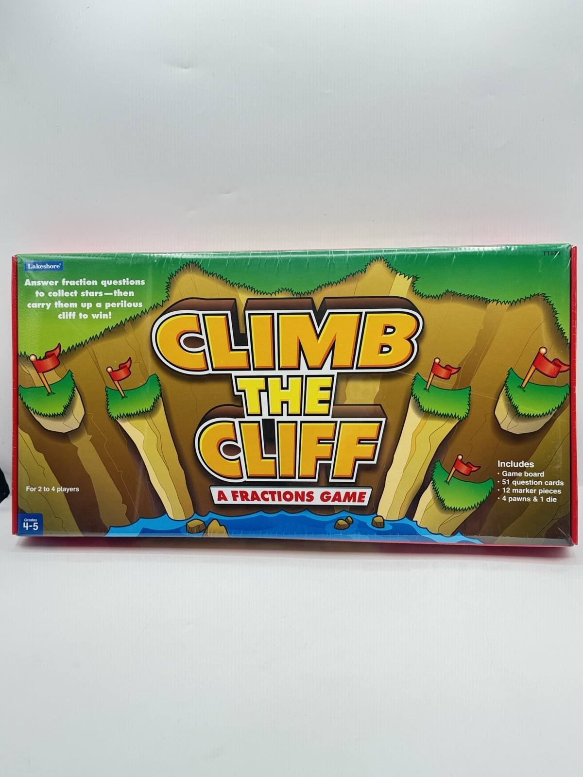 Climb The Cliff Game Lakeshore Children’s Board Game A Fractions Game Math