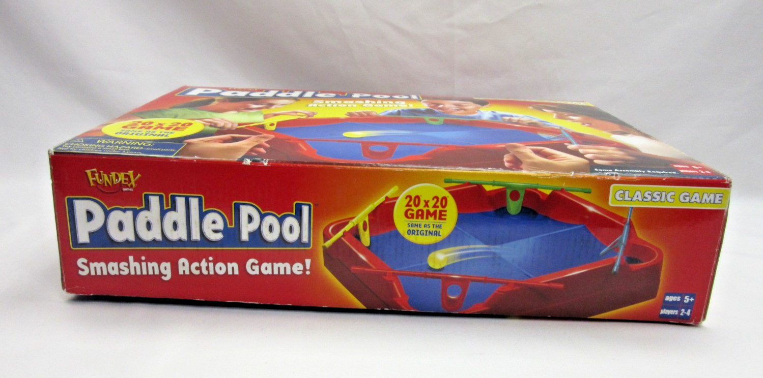 Vintage 2005 Fundex Paddle Pool Classic Game 2 to 4 Players