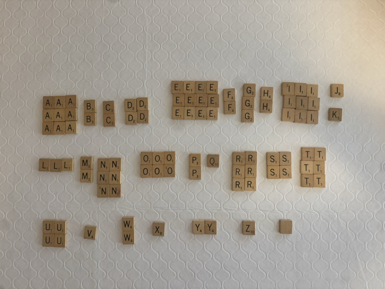 Vintage Scrabble Letters! Are you missing a letter or two? By all for one price!