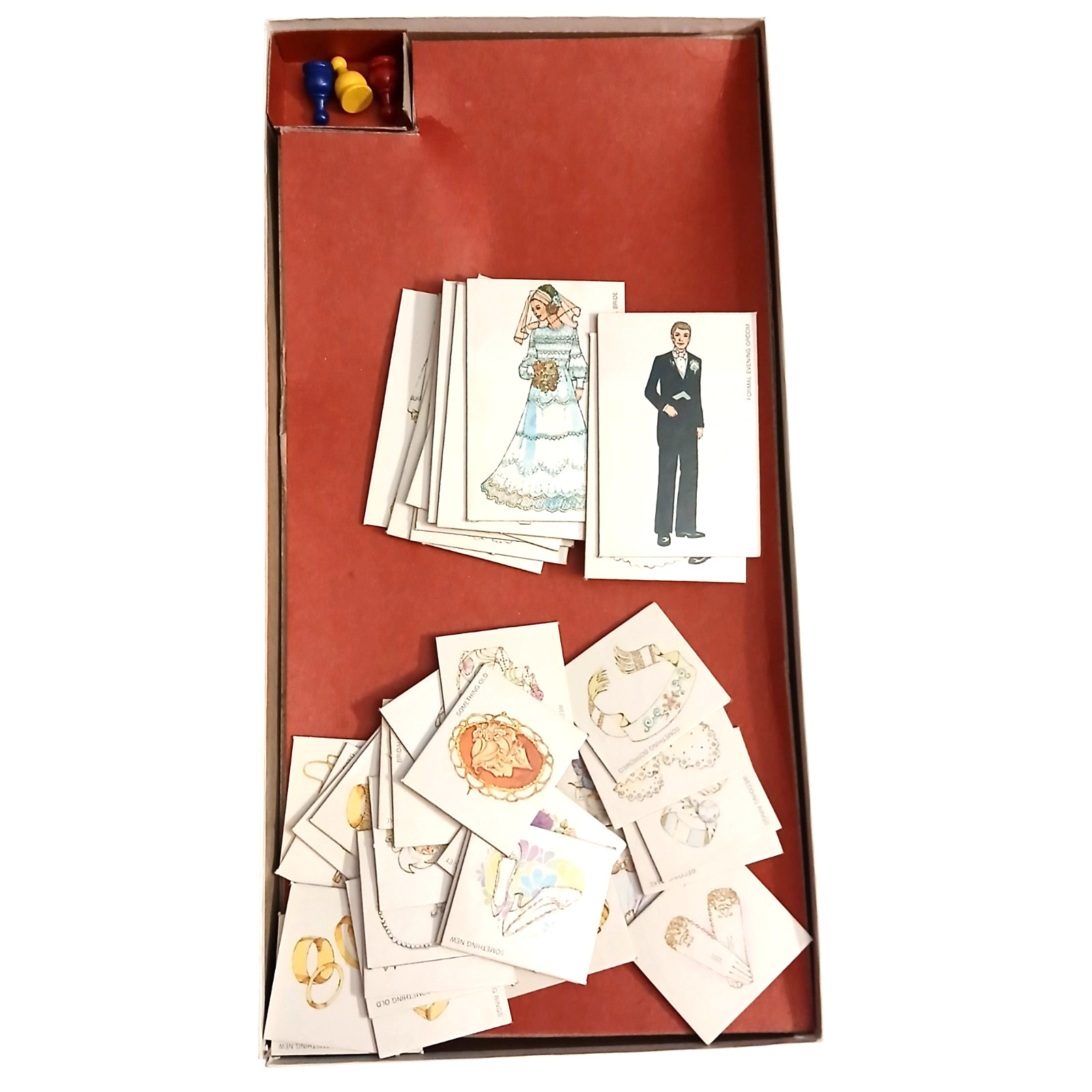 Vintage 1971 The Bride Game Selchow & Righter Retro Board Game Semi Complete