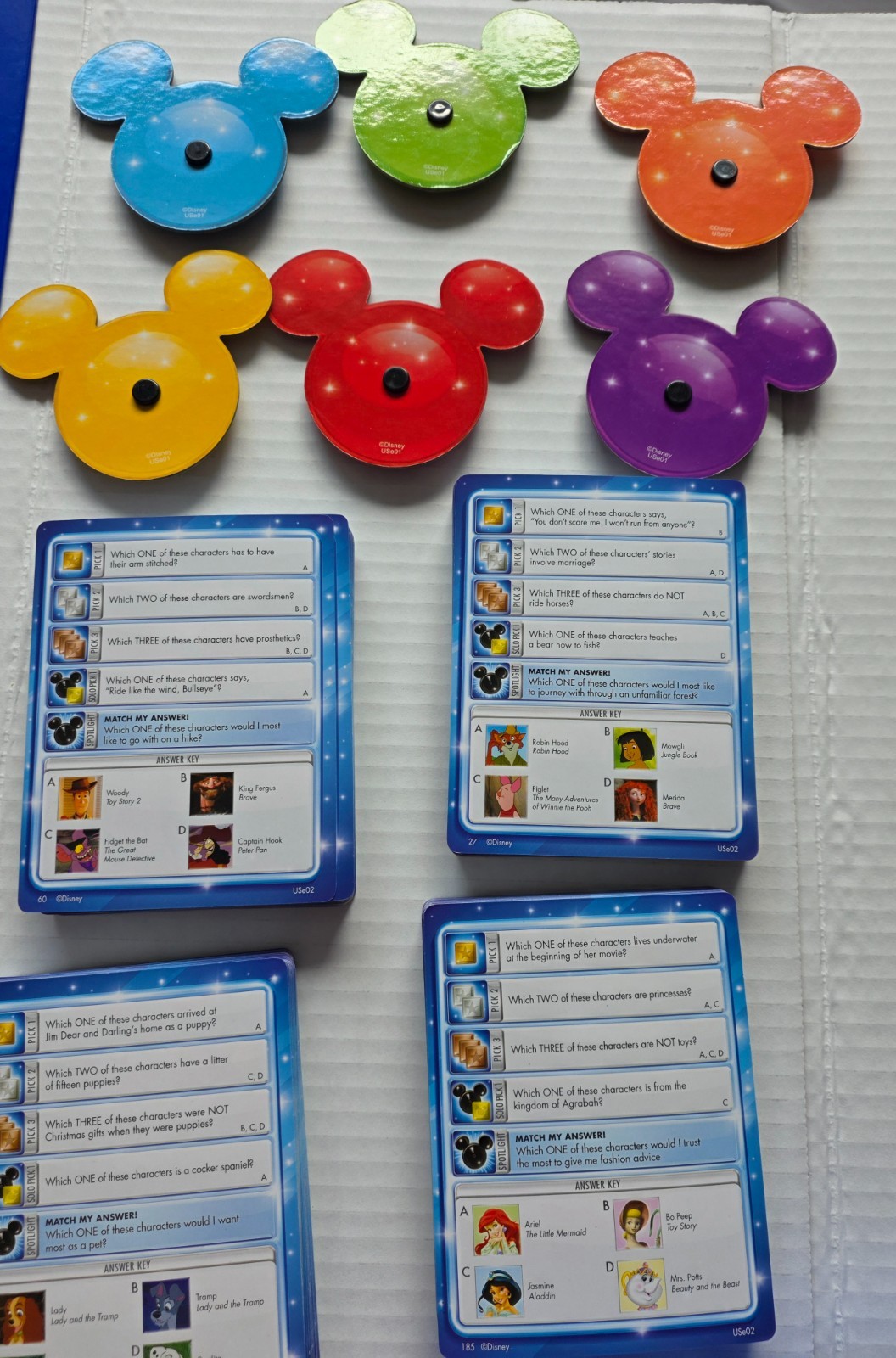 Disney Pictopia Board Game 2013 Wonder Forge Nearly Complete Missing 1 Token