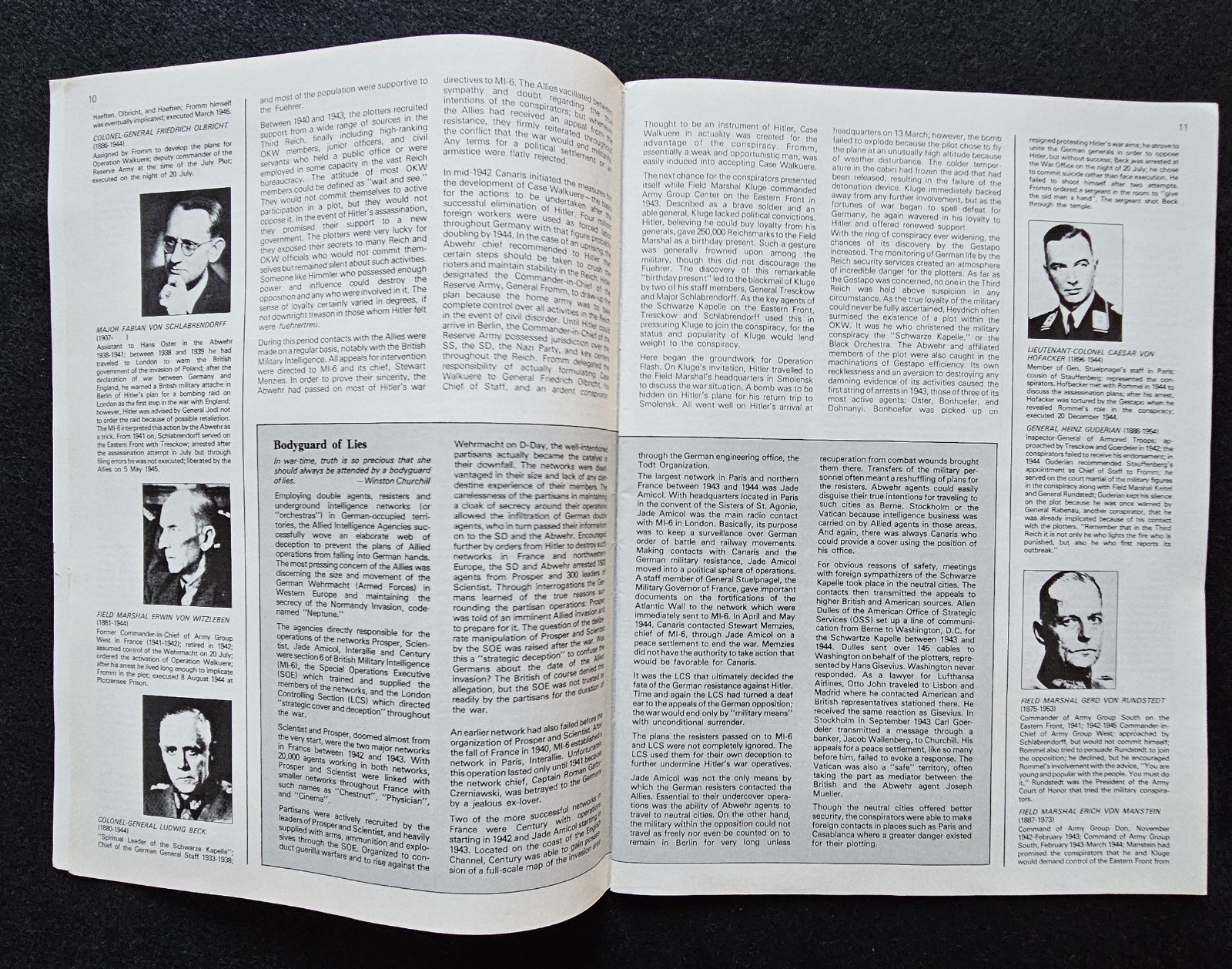 Strategy & Tactics #59 THE PLOT TO ASSASSINATE HITLER 1938-44 SPI 1976 UNPUNCHED