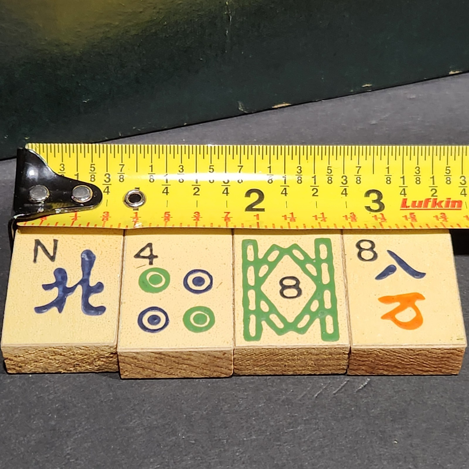 Mah-Jongg Junior Boxed Game with Instructions Tiny Dice All Tiles 1923