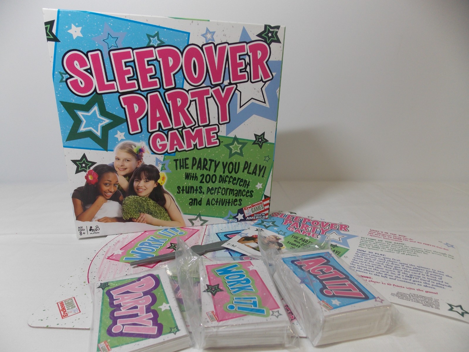 Endless Games The Sleepover Party Game for 3 or More Players With 200 Challenges