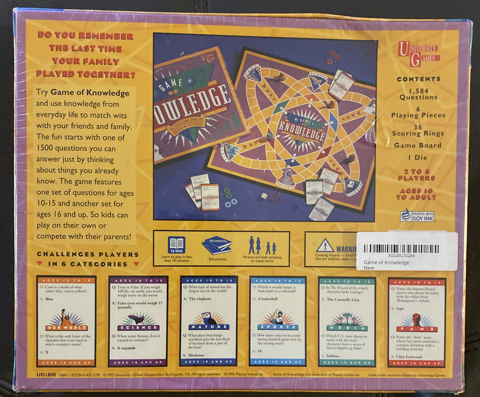 Game of Knowledge – The Educational GameBoard for Children & Their Parents – NIB