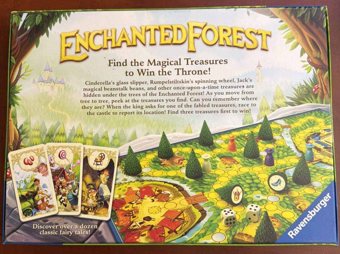 Ravensburger Enchanted Forest Board Game Family Fairy Tale 2014 Open Box