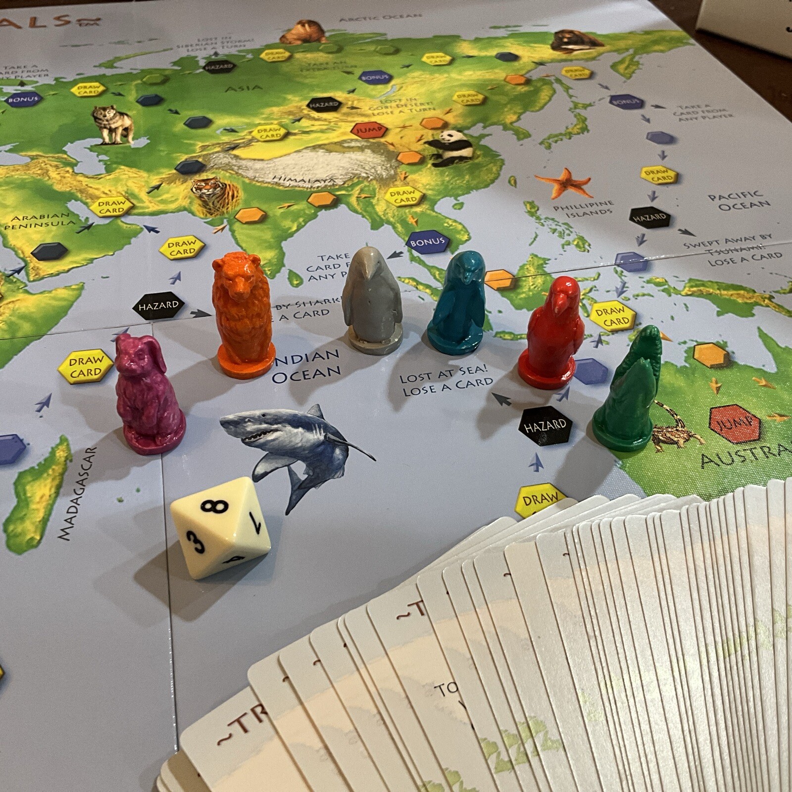 Traveling Animals Race To Save The Animals Board Game