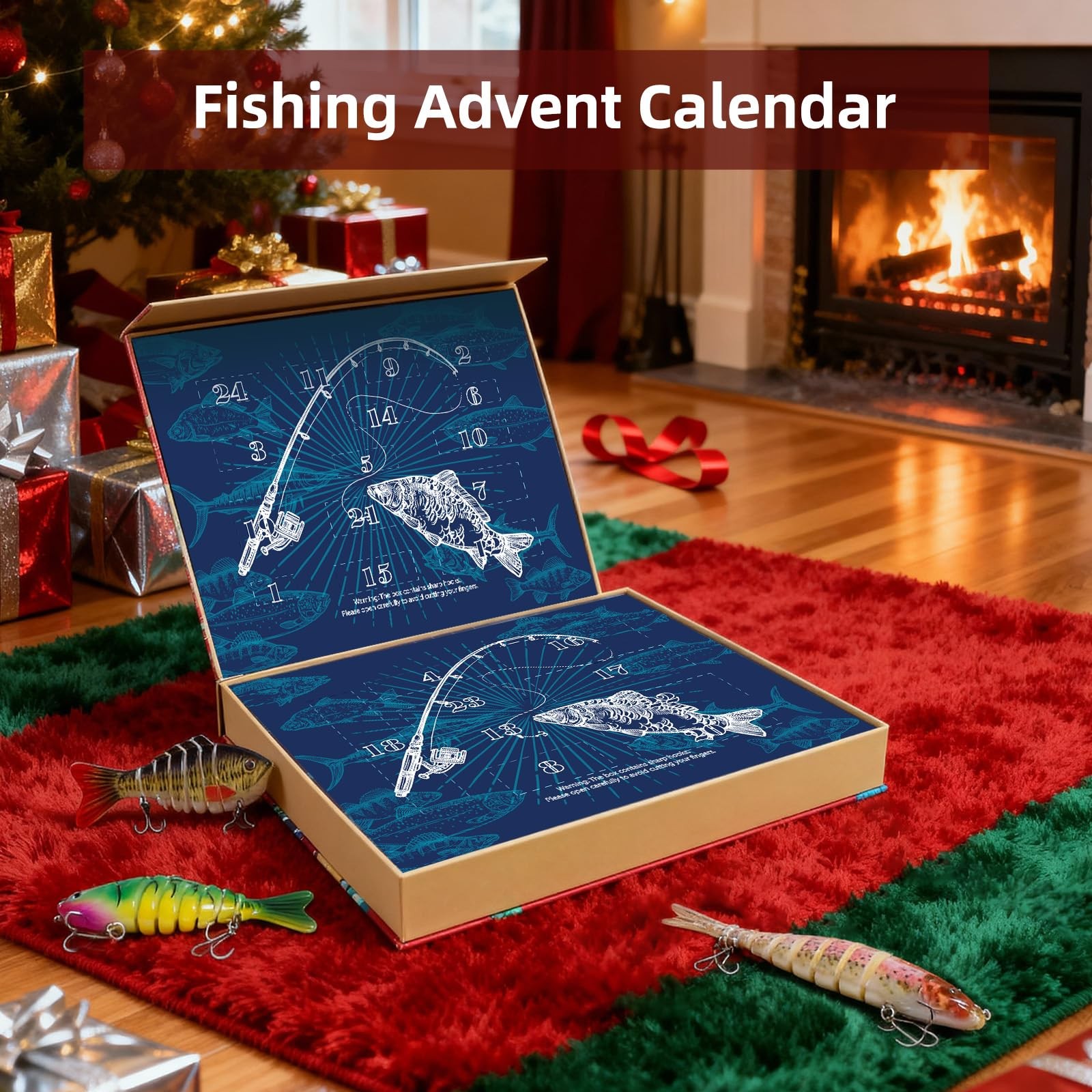 Advent Calendar Fishing Lure Set – 24 Days Small