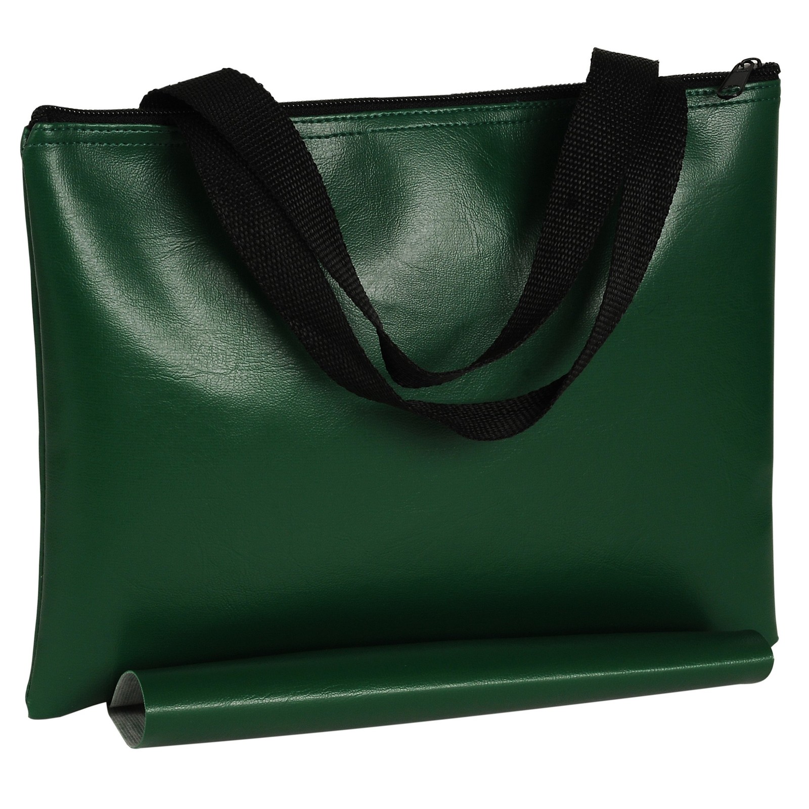 Green Leatherette Chess Bag – 12 in.