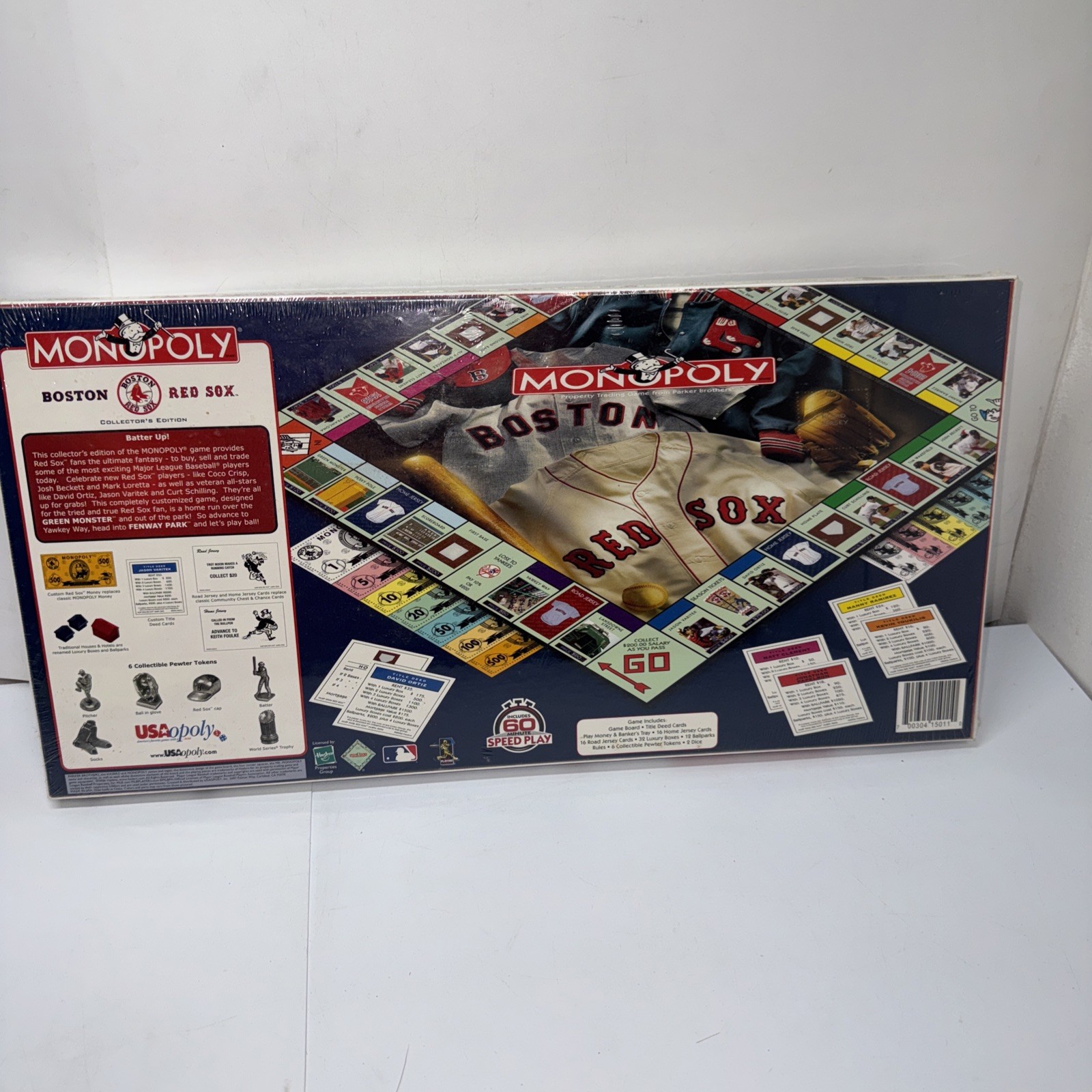 Monopoly – Boston Red Sox Collectors Edition-2006-Sealed W/Beckett,Crisp,Lowell