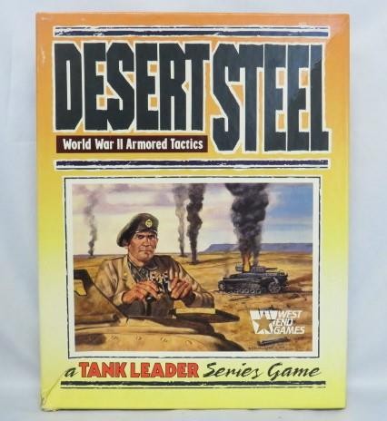 West End Games 1989 – Tank Leader: Desert Steel – Armored Tactics (UNPUNCHED) EX