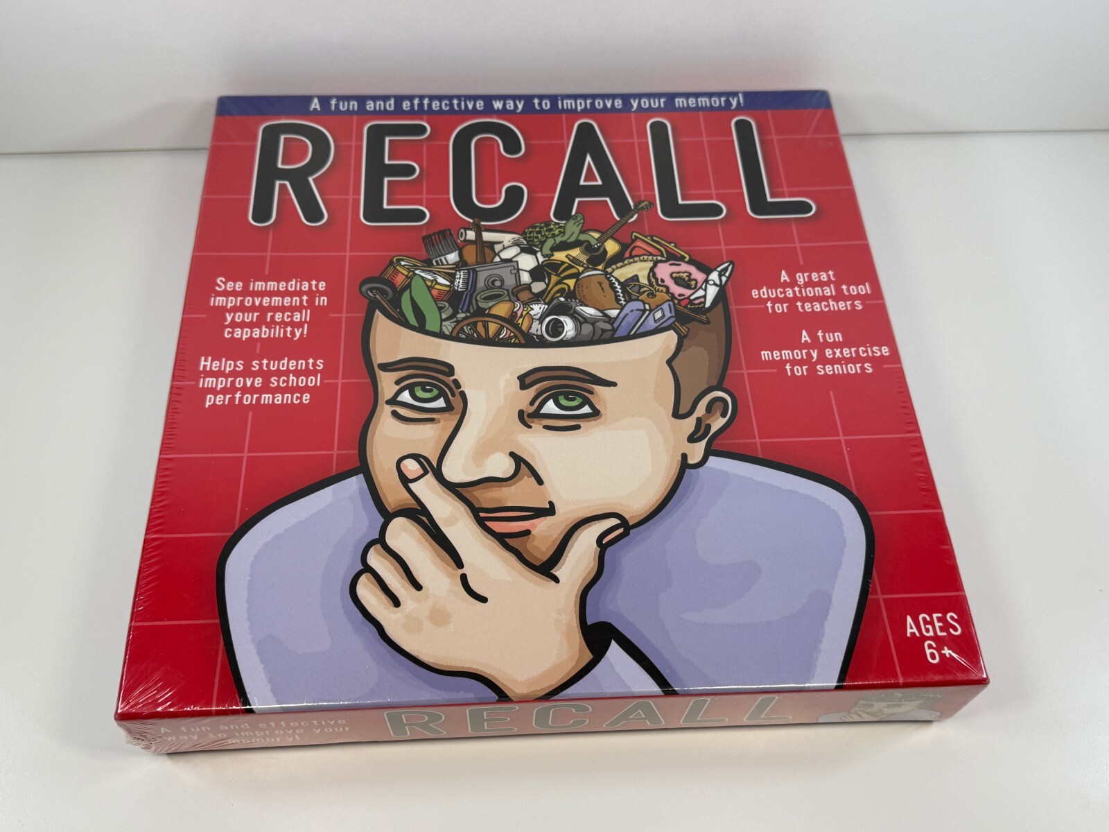 Recall Memory Game – The Fun and Effective Memory Improvement Tile Game Sealed