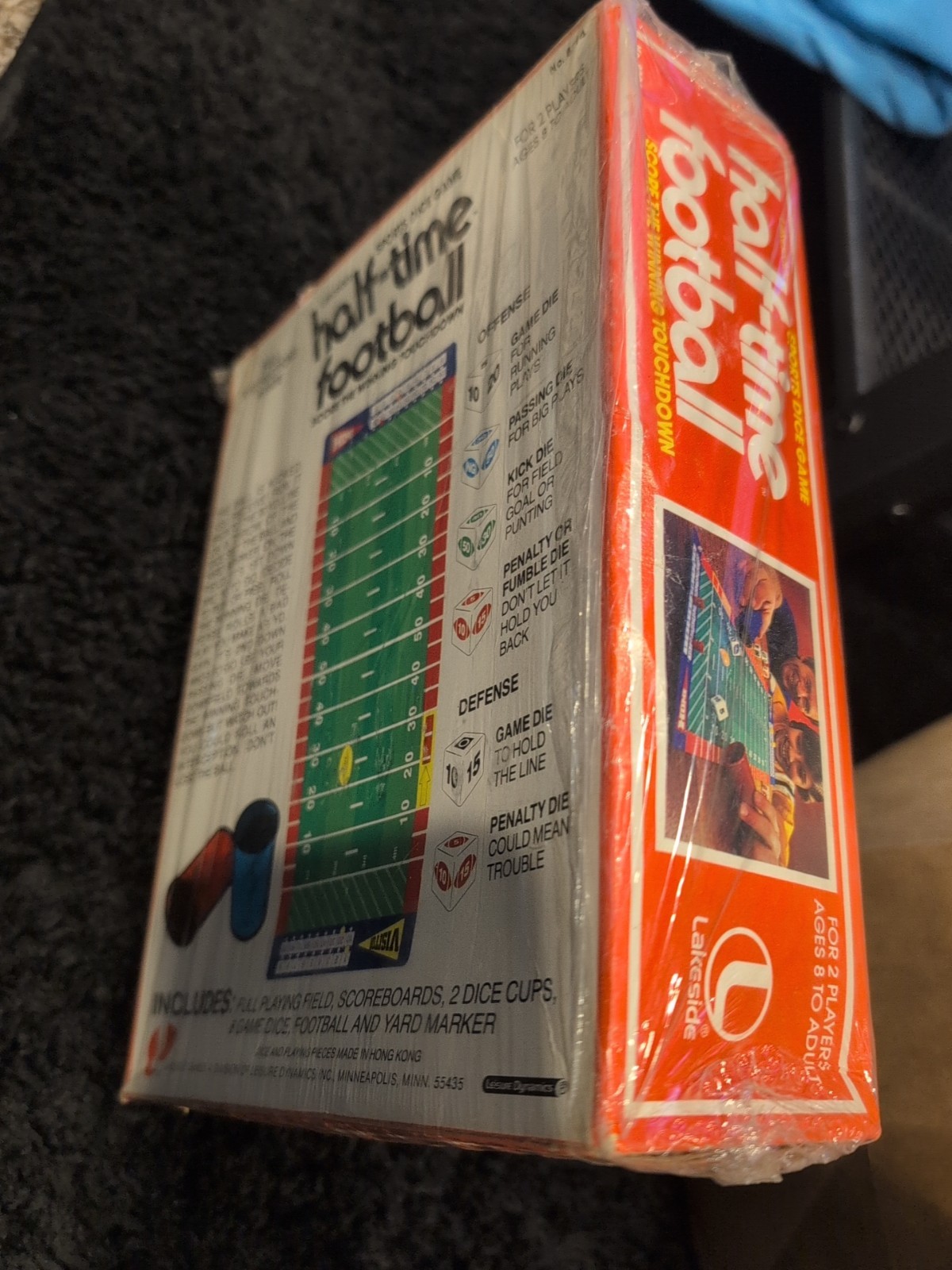 Half-Time Football Sports Dice Game Lakeside Vintage Sealed NOS
