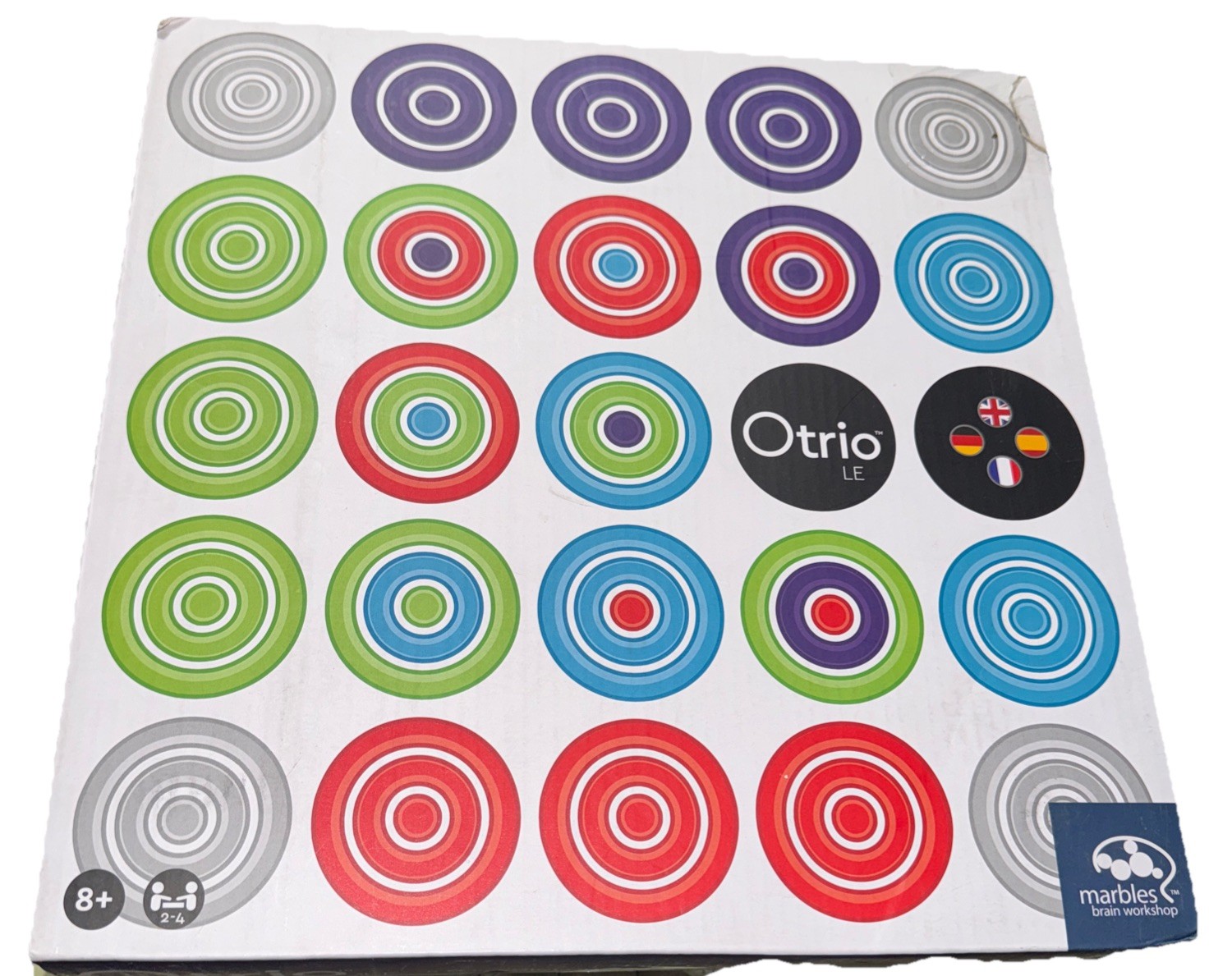 Marbles Brain Workshop Otrio LE Game Complete In Damaged Box European Version?