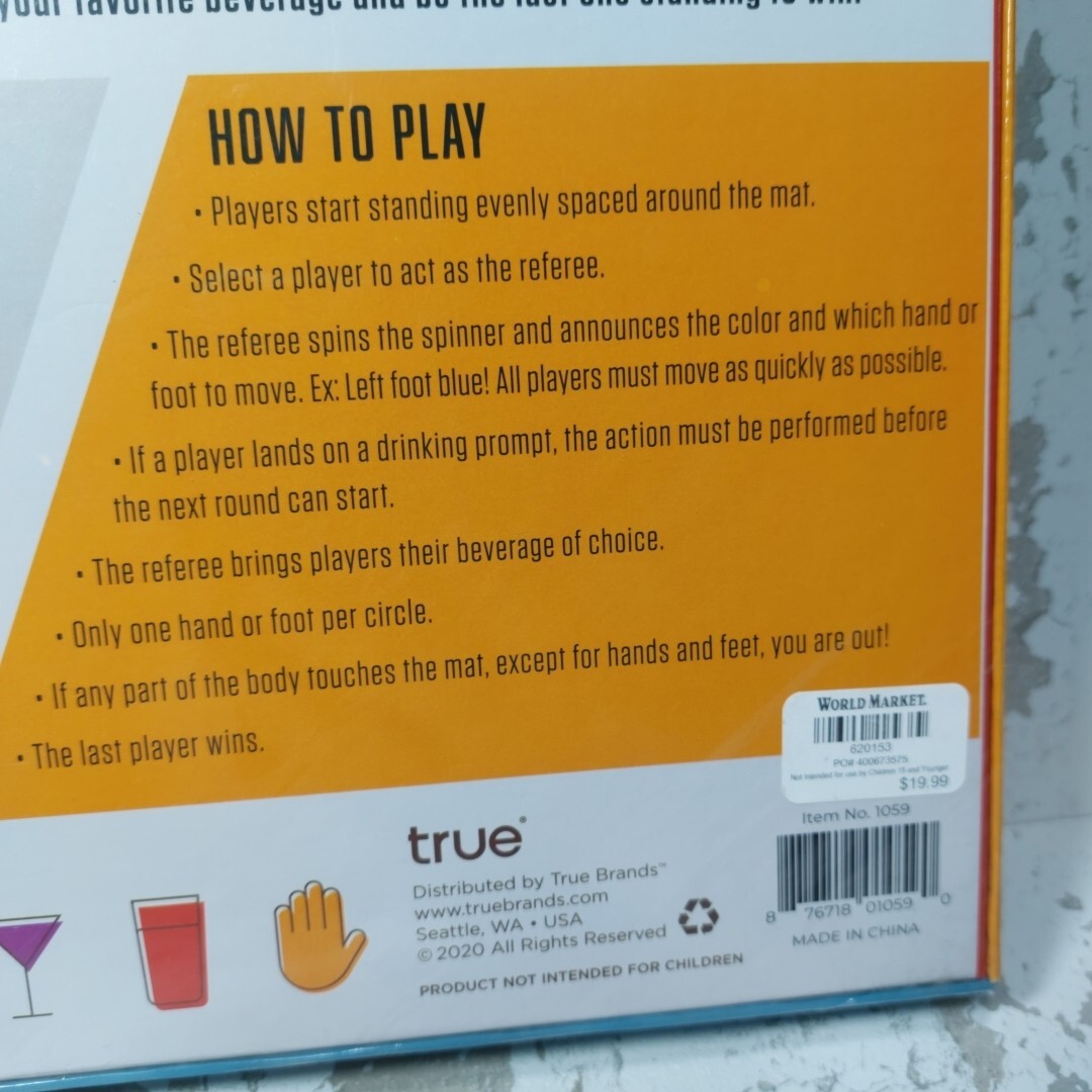 Sip N Tip Party Game: Spin The Wheel And Get Crazy! – 2 To 4 Players! – Sealed