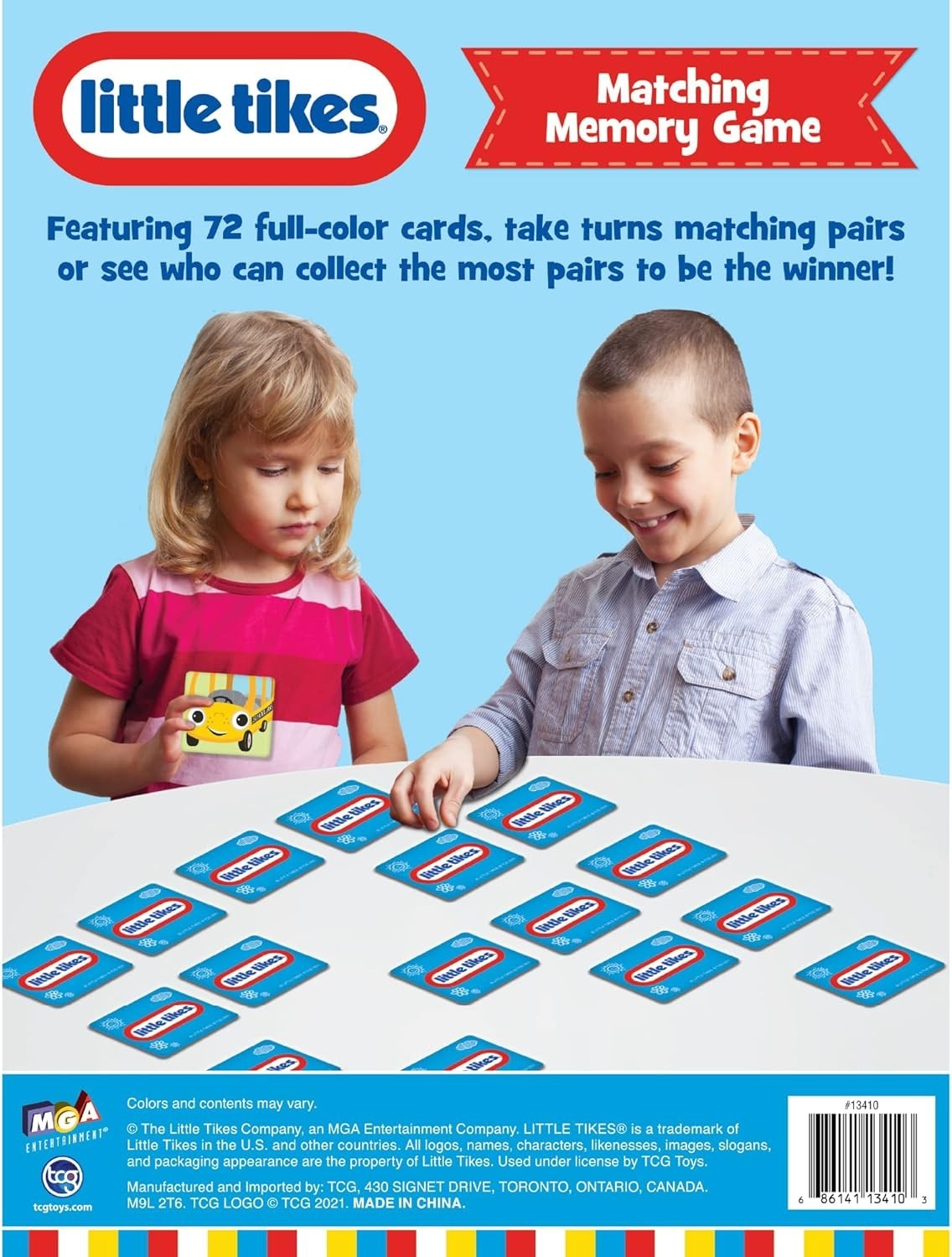 Little Tikes Memory Card Game For Kids Fun Learning And Matching Skills