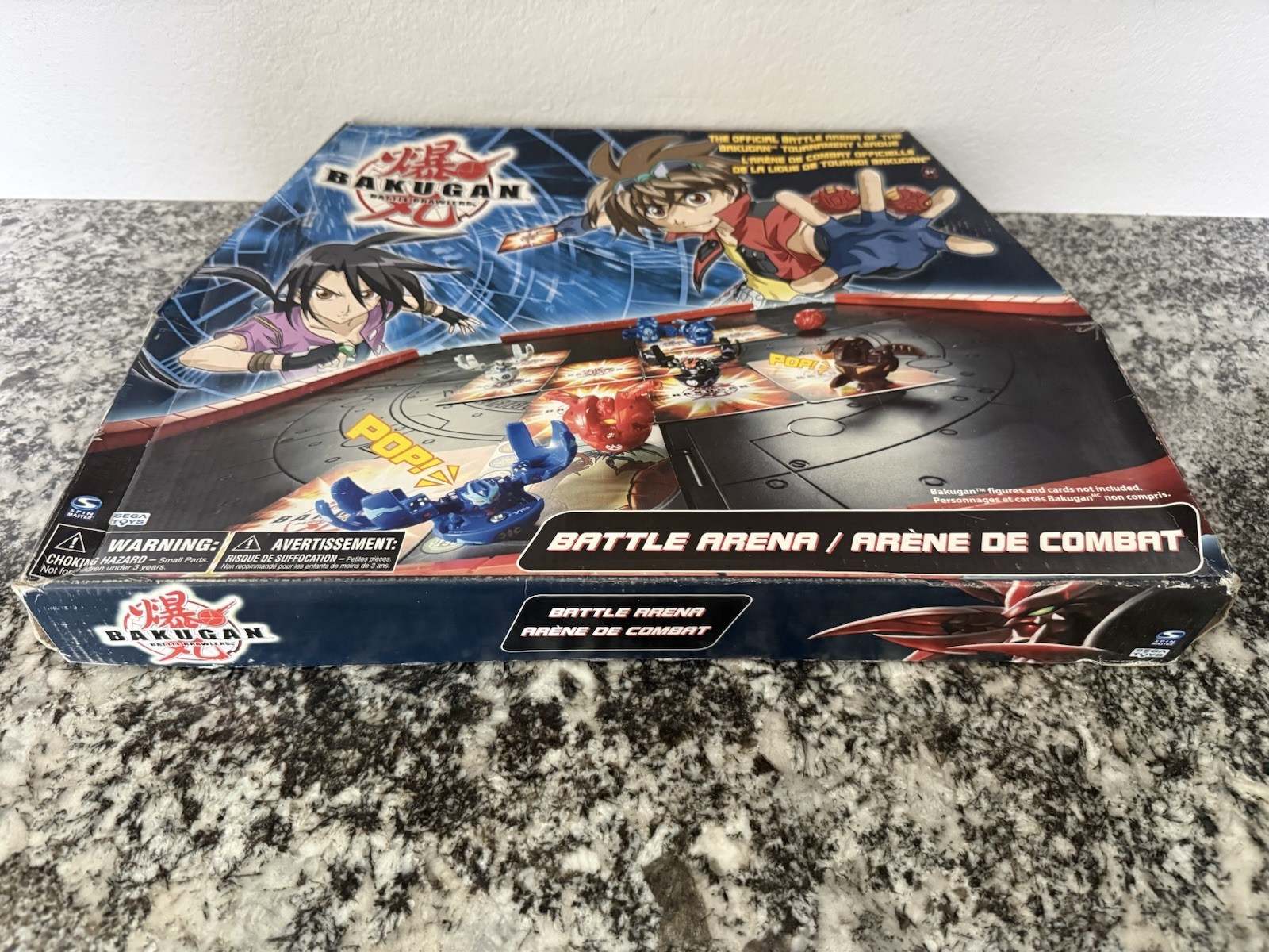 NEW Bakugan Battle Arena Collapsible Red/Black Box 2007 NEW In BOX