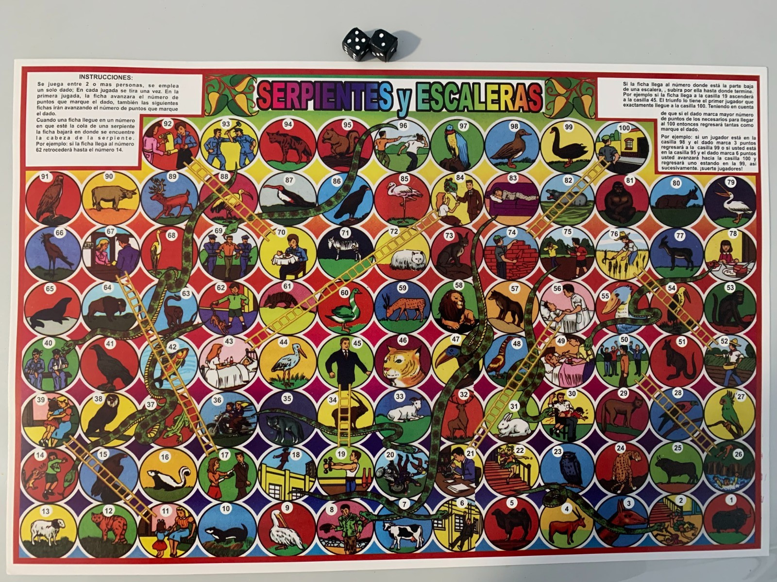 Juego de la Oca y Serpientes y Escaleras