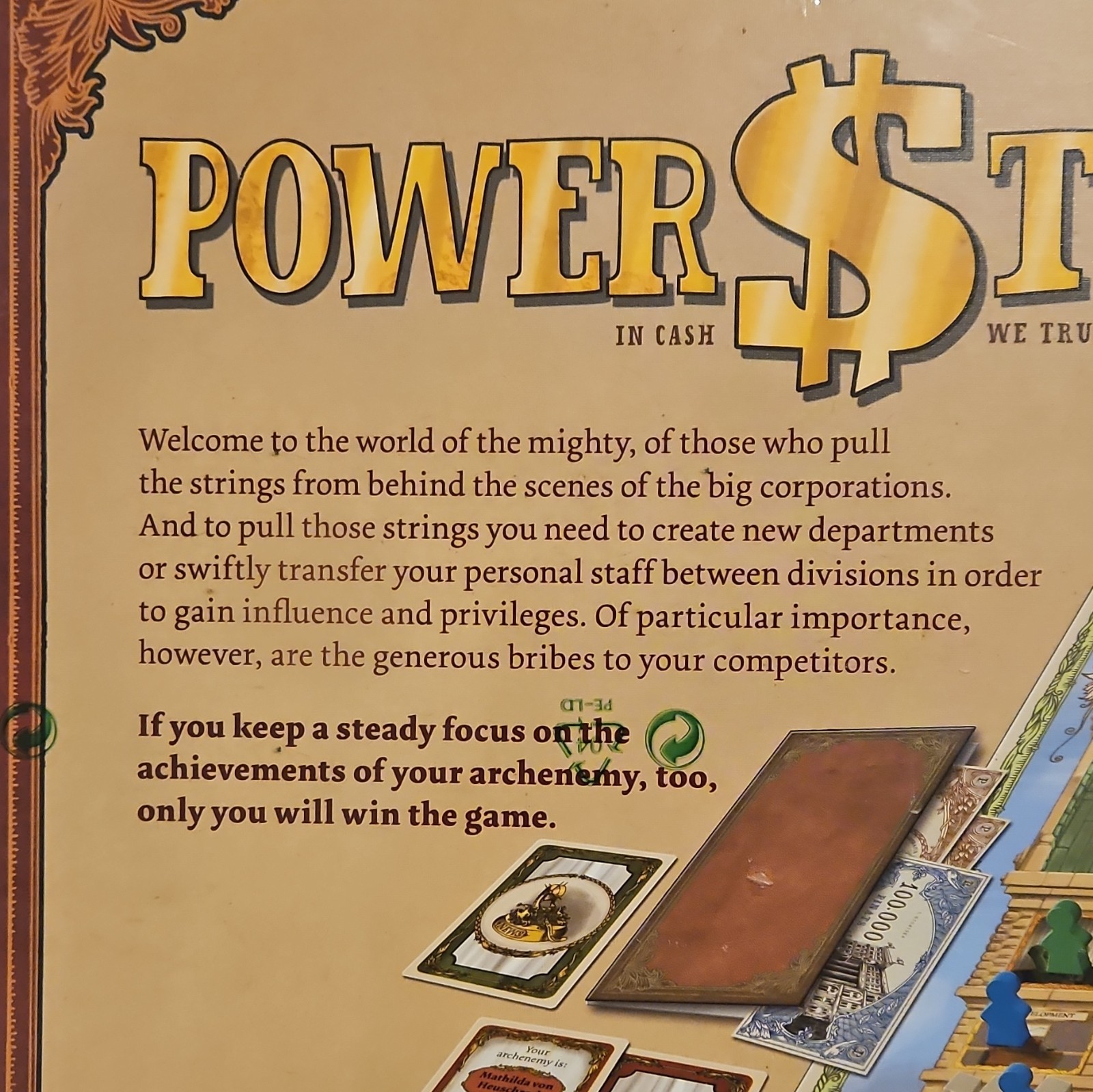Z-Man Games Power Struggle Strategy Board Game – 3-5 Players, 90-120 Min, 12+
