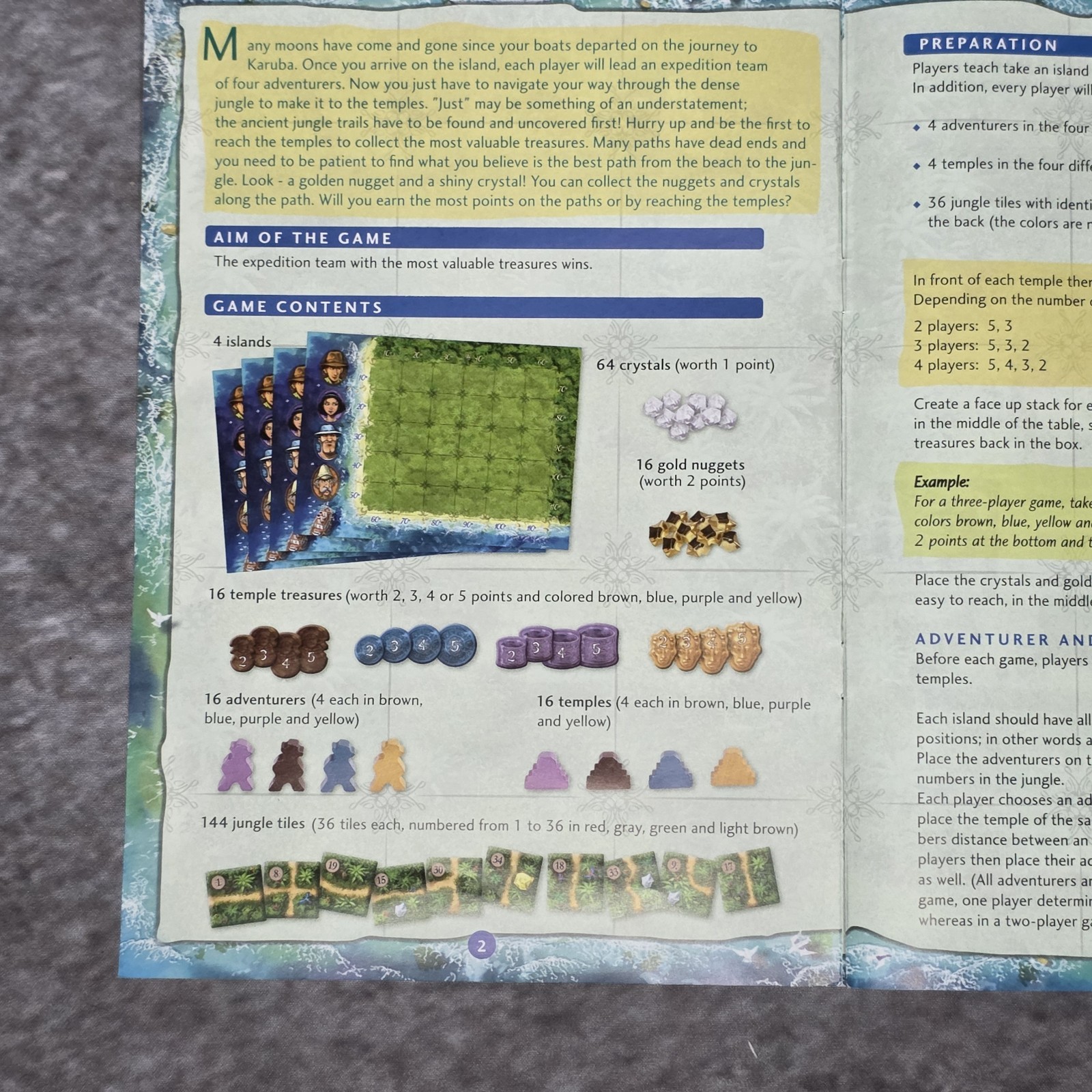 Karuba Award Winning Strategy, Tile, Puzzle Board Game Night or Parties Complete
