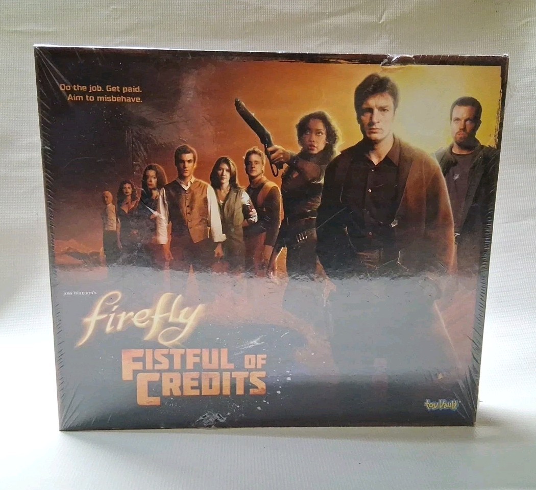 2014 Firefly – Fistful of Credits Board Game Toy Vault NEW Damaged Box