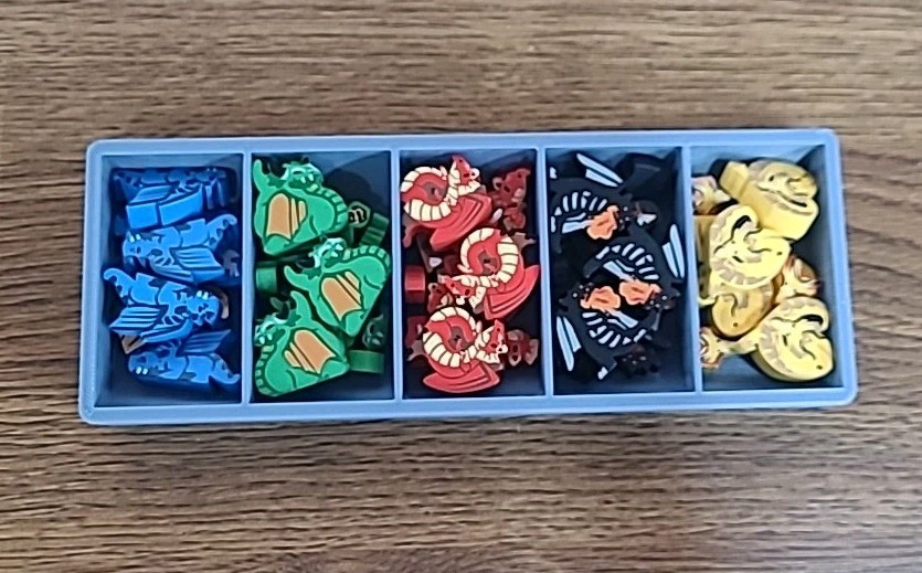 Wyrmspan 3D-Printed Game Organizer – ANY COLOR – Game Insert & Storage Solution