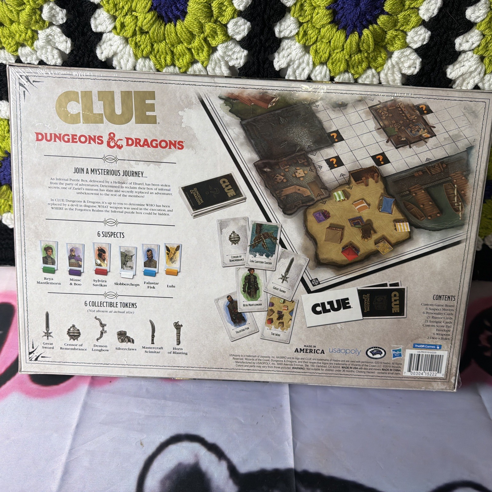 Clue: Dungeons & Dragons (D&D) Classic Mystery Game USAopoly – Brand New Sealed