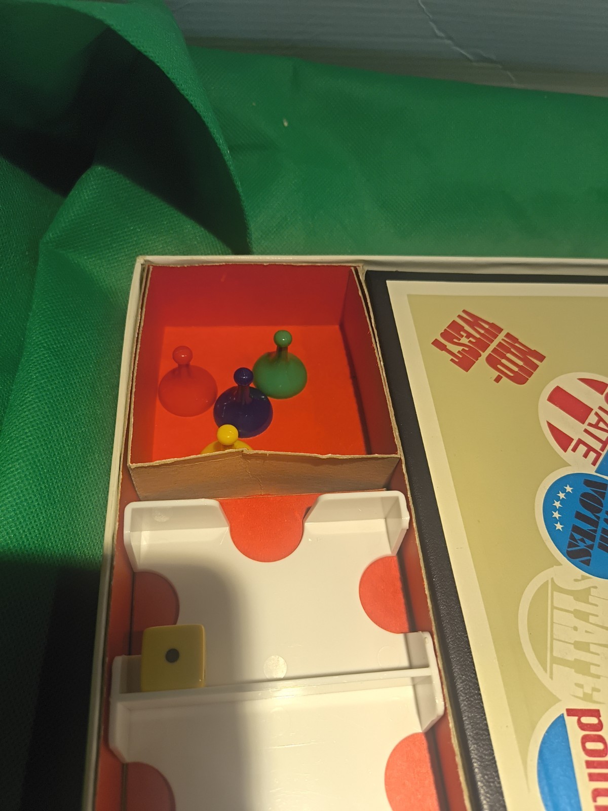 Landslide Parker Brothers Game Power Politics Board Game 1971 Complete Vintage