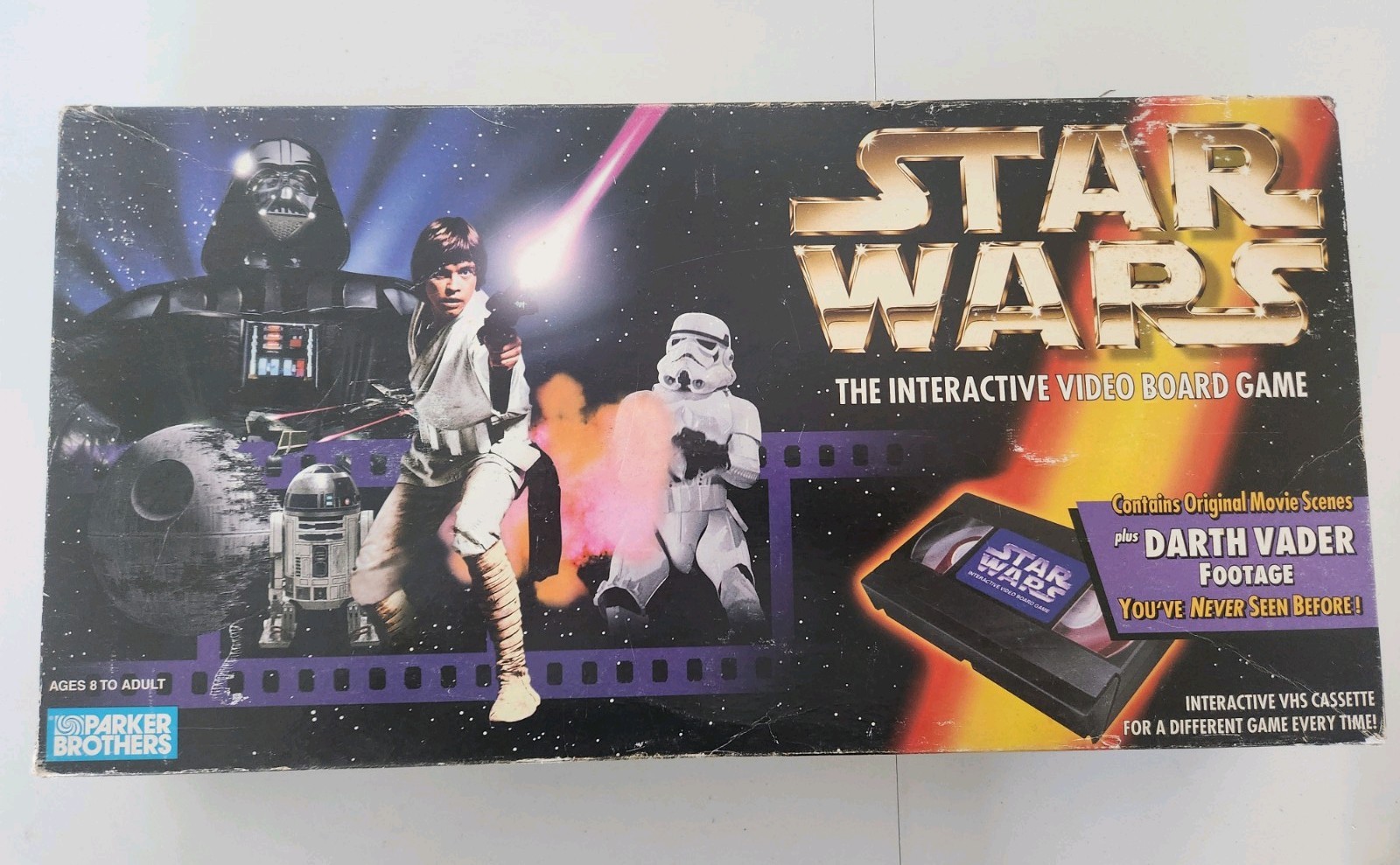 Star Wars The Interactive Video Board Game Parker Brothers 1996 Complete
