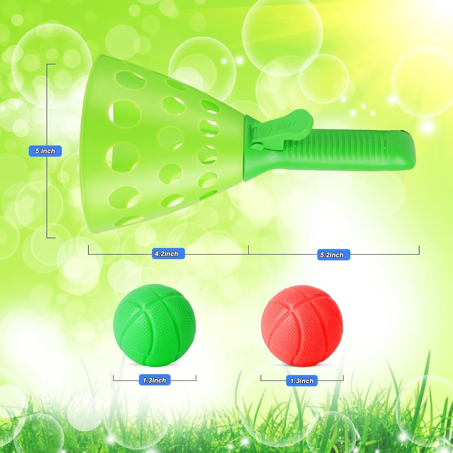 Easter Gift Toss N’ Catch Game – Instant Fun with 4 Launchers & 24 Balls