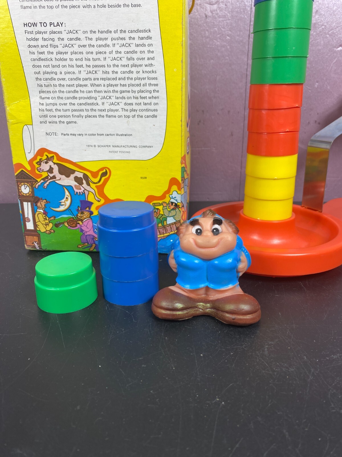 Schaper Game Jack Be Nimble Game Preschool Learning Cootie Company 1974 Vintage