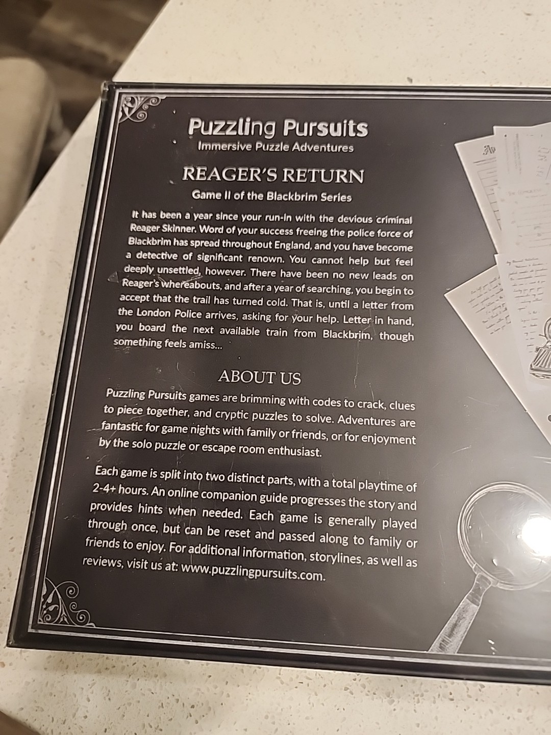 New Puzzling Pursuits REAGER’S RETURN Game II Of The Blackbrim Series Sealed