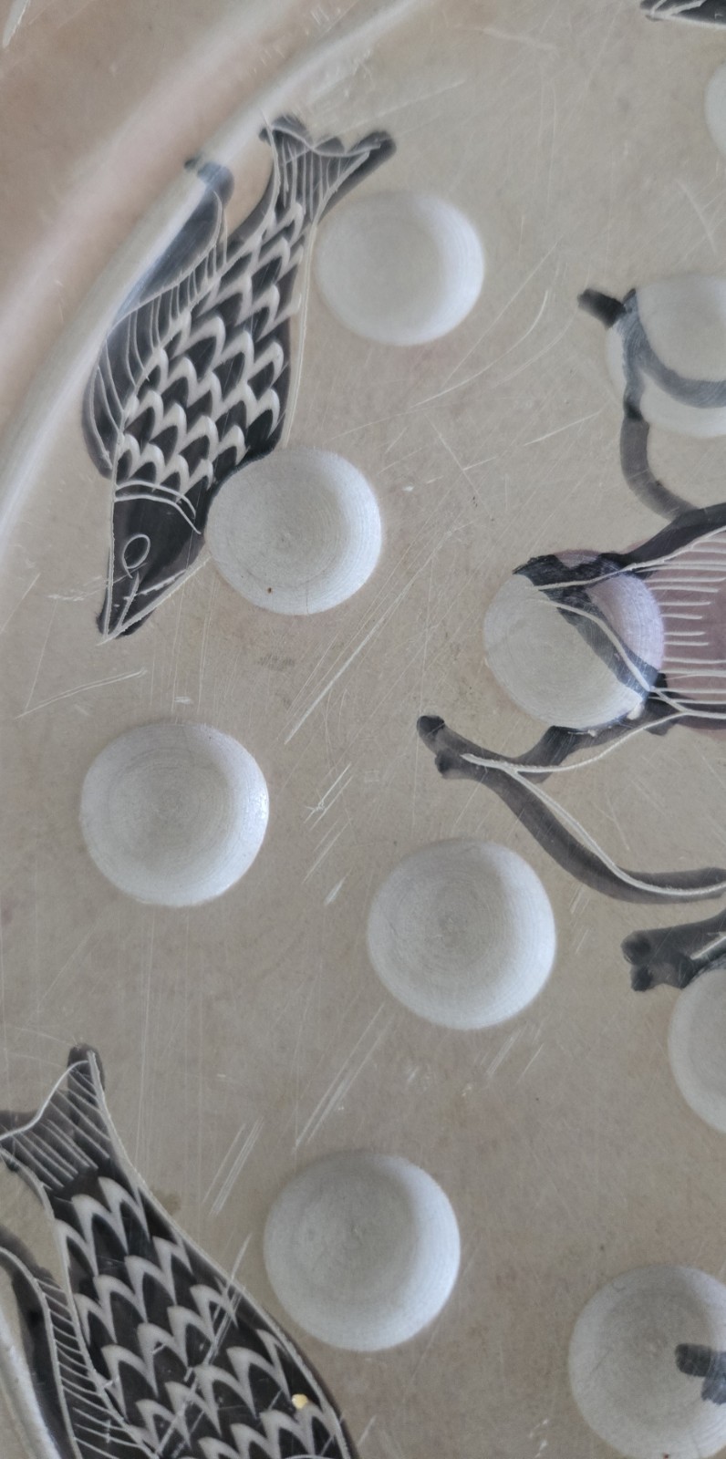 Marble? Fish Shaped Solitaire Marbles Game Board Flawed But Cool