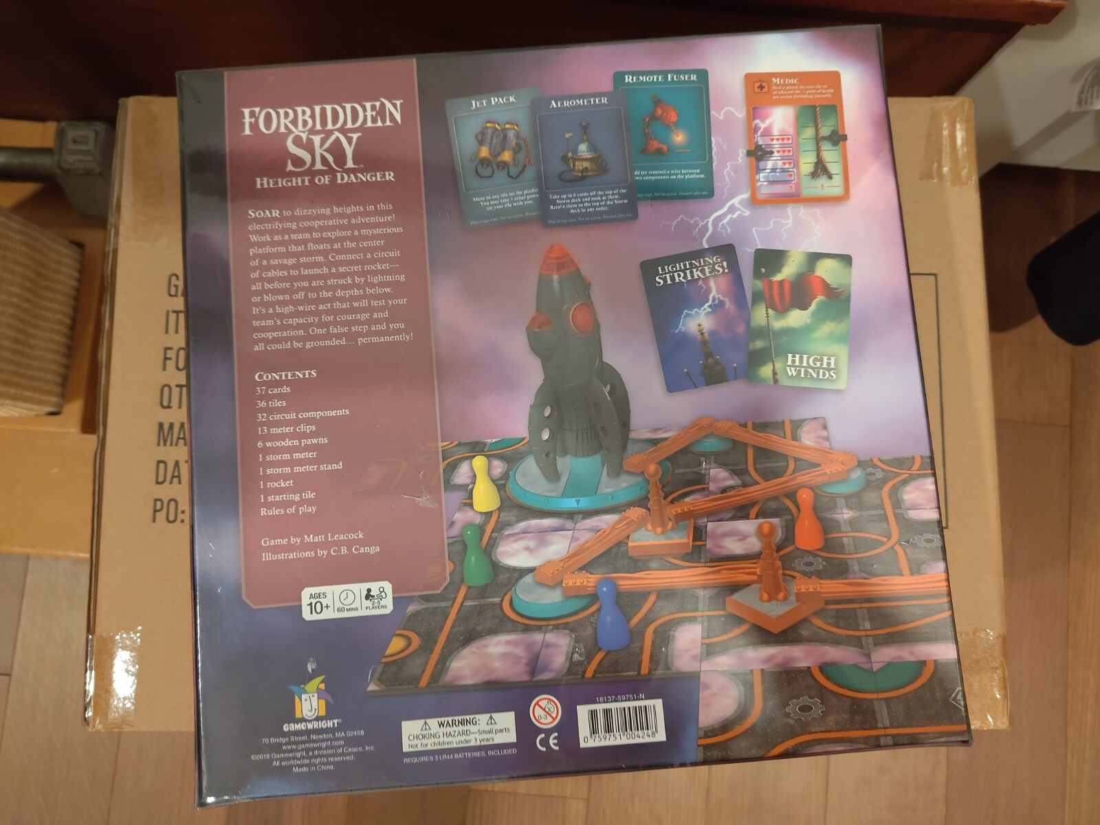 Gamewright Forbidden Sky Height of Danger Board Game – CSG-FORS