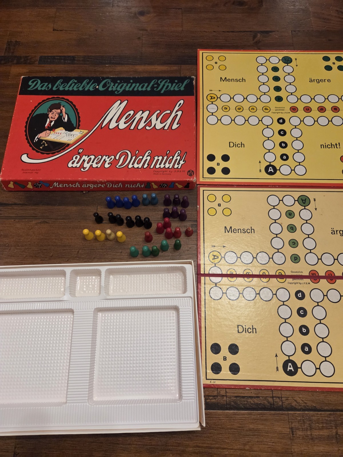 Vint Mensch Schmidt Spielregel Board Game Mensch Ärgere Dich Nicht Germany