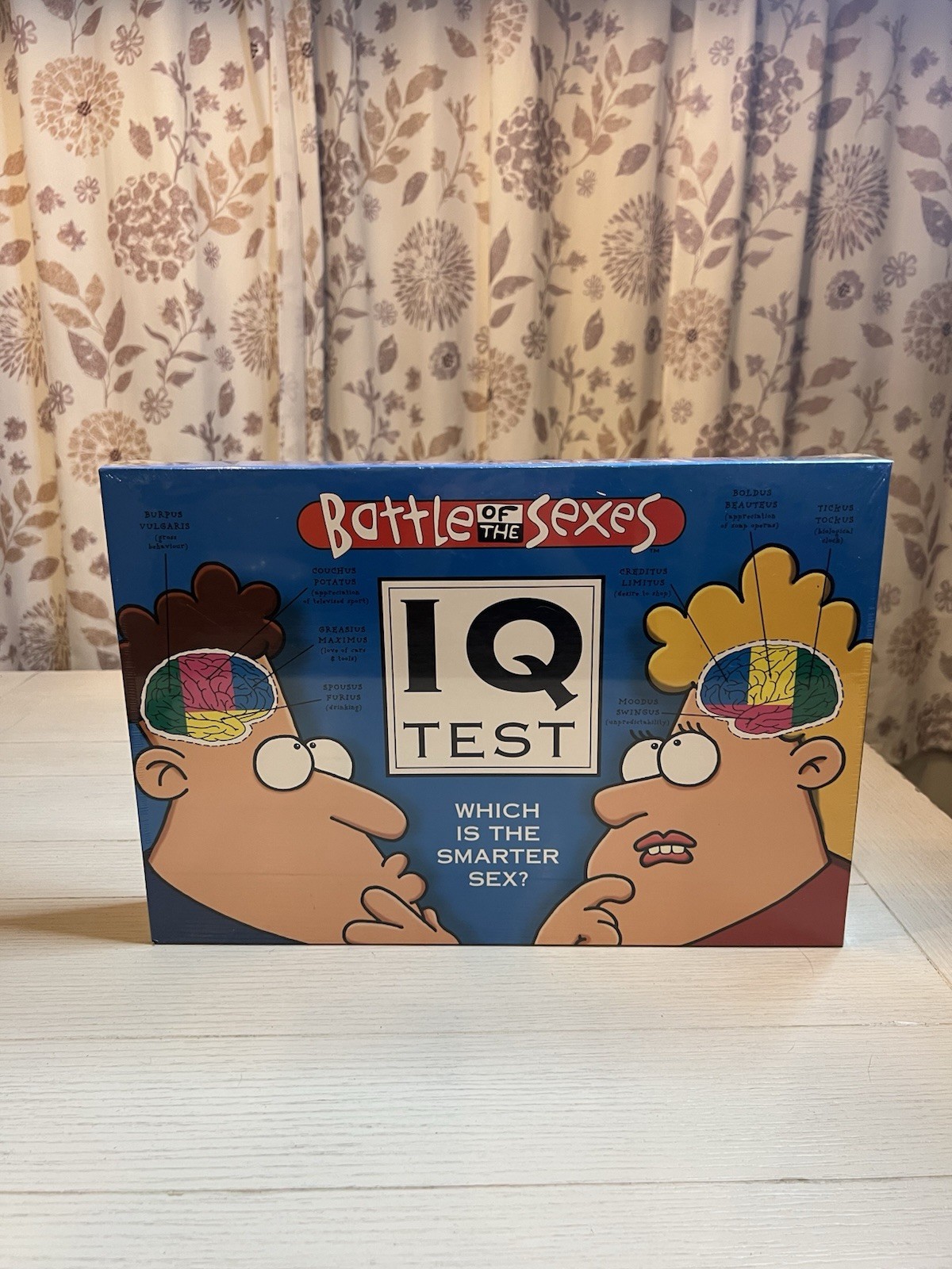 Battle Of The Sexes IQ Test Board Game Age 12 – Adult 2-8 Player Sealed NOS