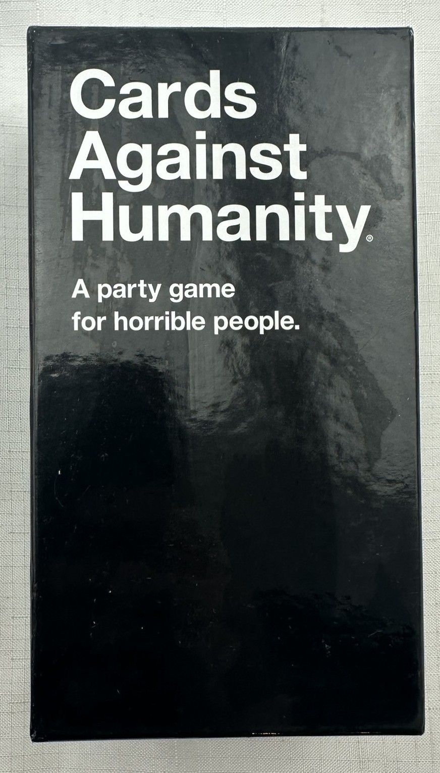 Cards Against Humanity Game w/Expansion #1 Complete Great Condition FREE SHIP
