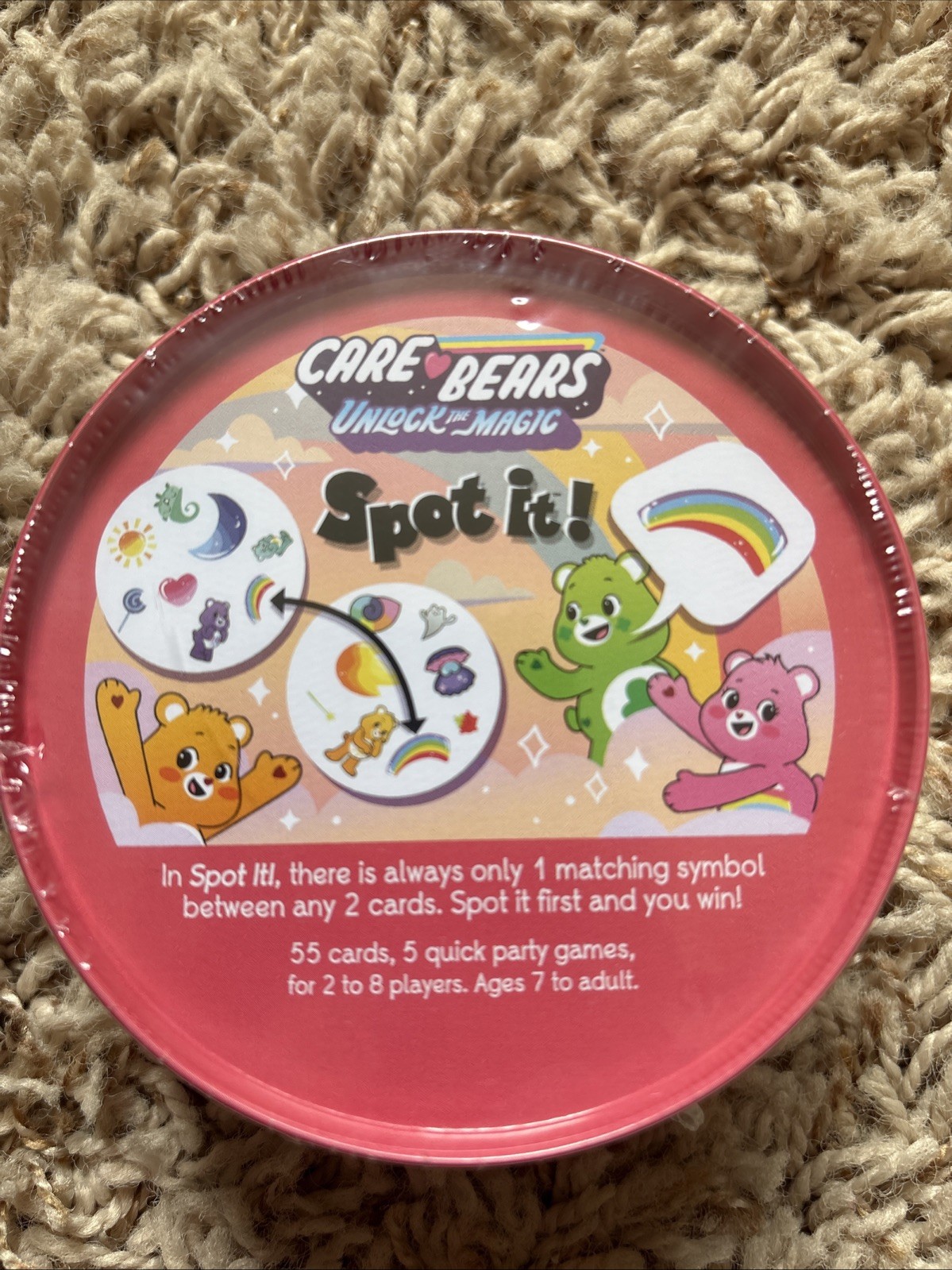Spot It! Care Bears | Fun Card Game for Kids and Adults