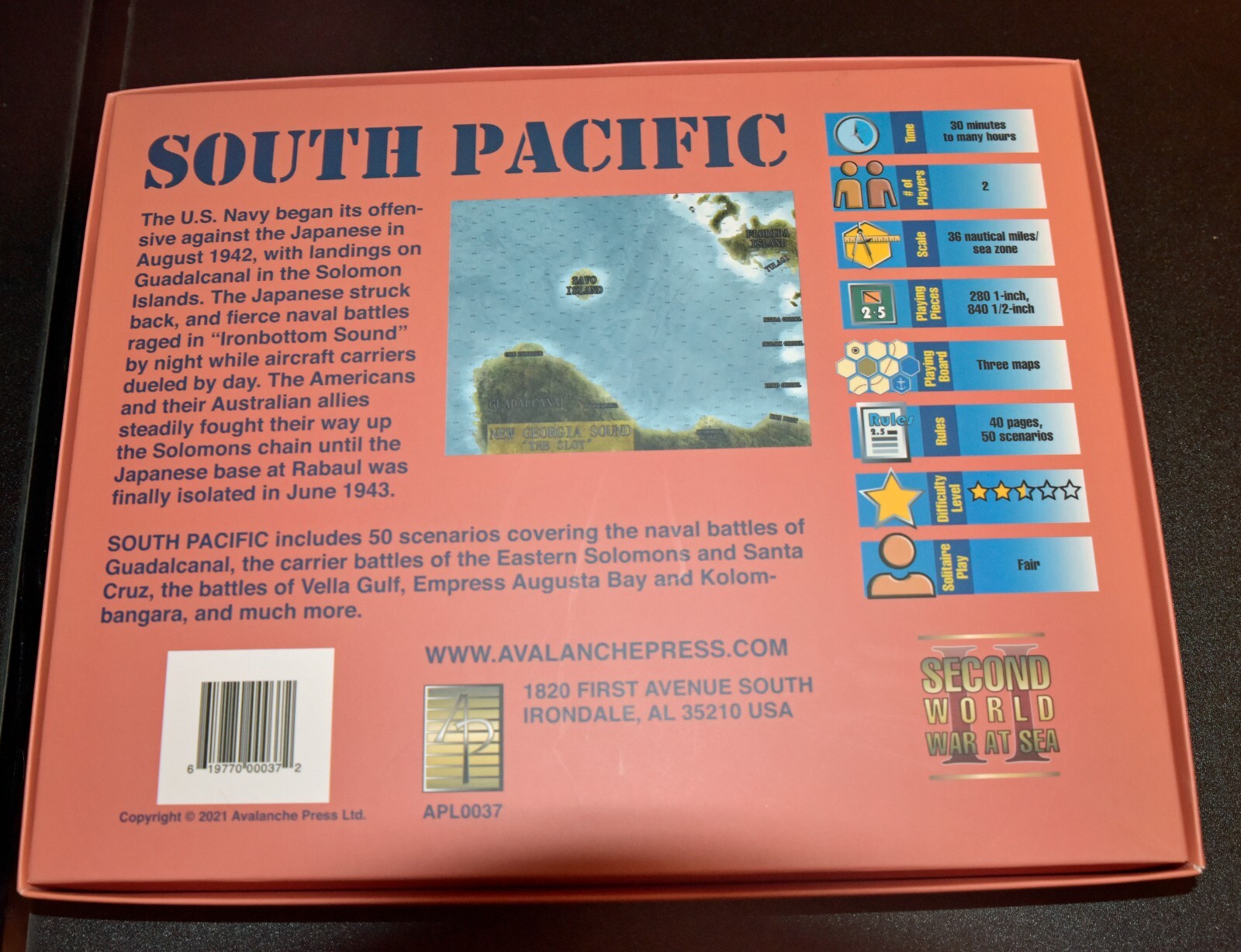 South Pacific, Avalanche Press , Ironbottom Sound OOP Unpunched