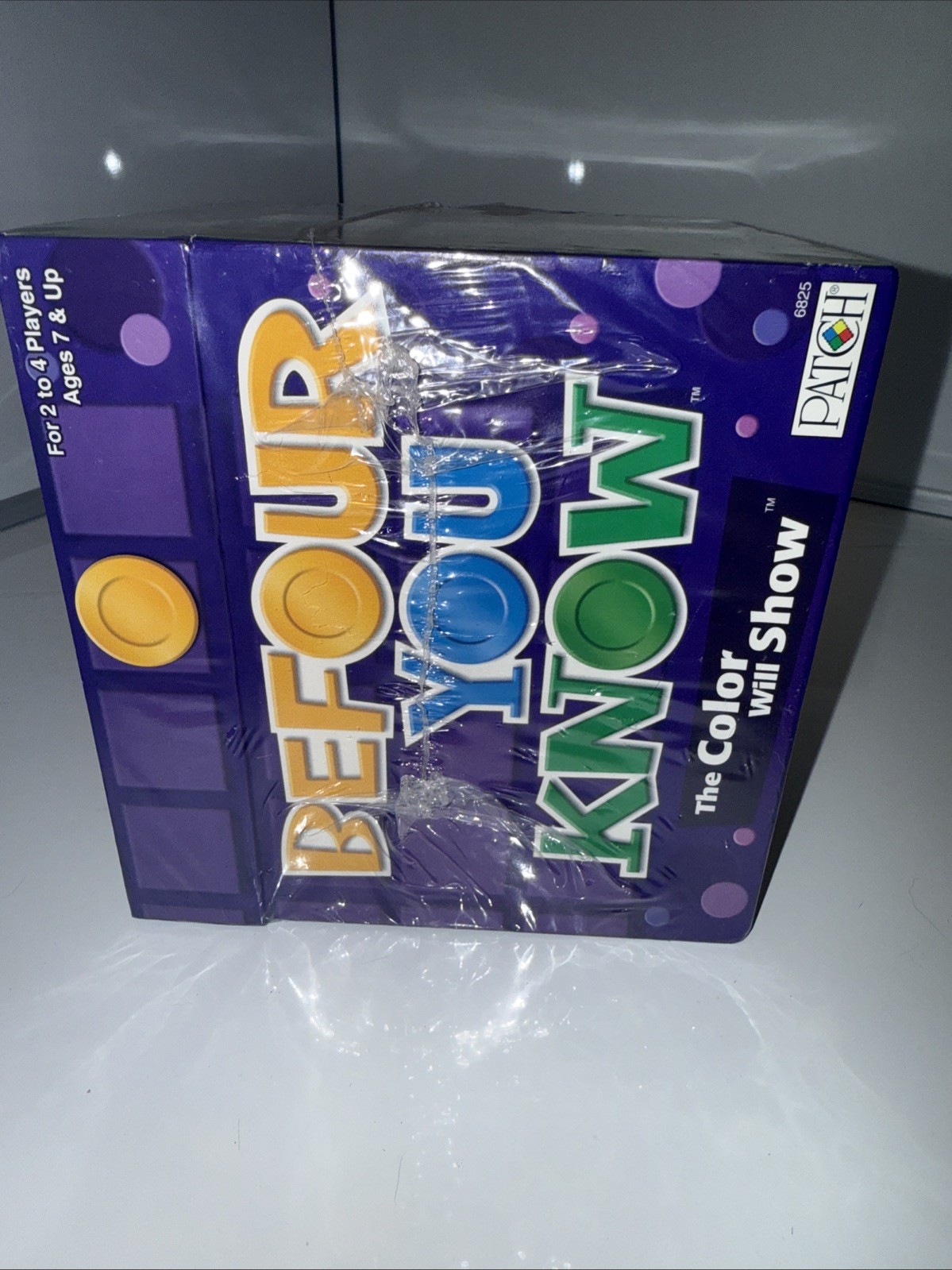 Patch Products Befour You Know Board Game The Color Will Show 2-4 Players NEW