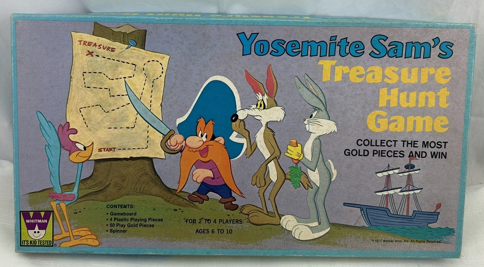 1971 Yosemite Sam’s Treasure Hunt Game by Whitman Complete in Great Condition