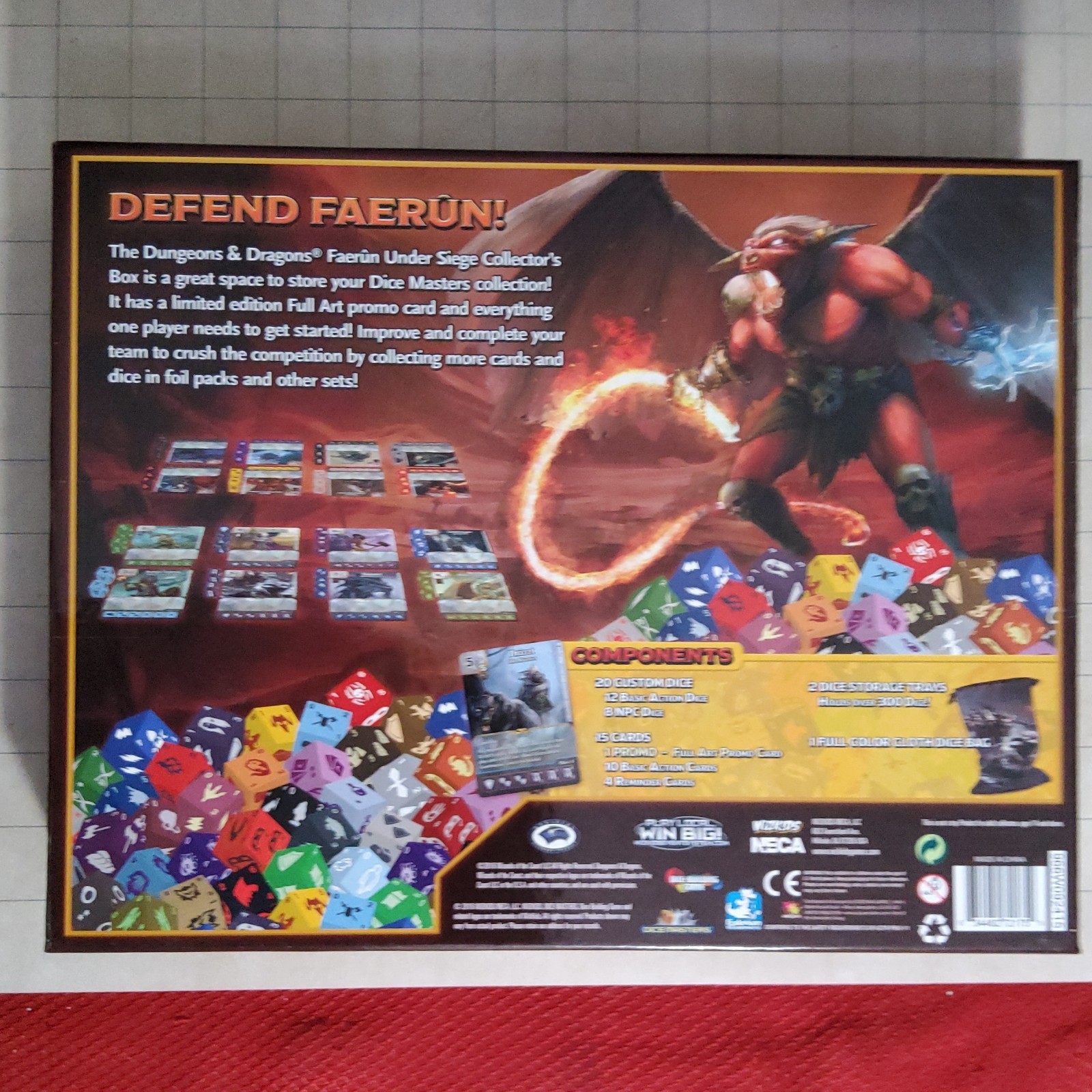 WizKids Dungeons & Dragons Faerûn Under Siege Dice Masters Collector’s Box
