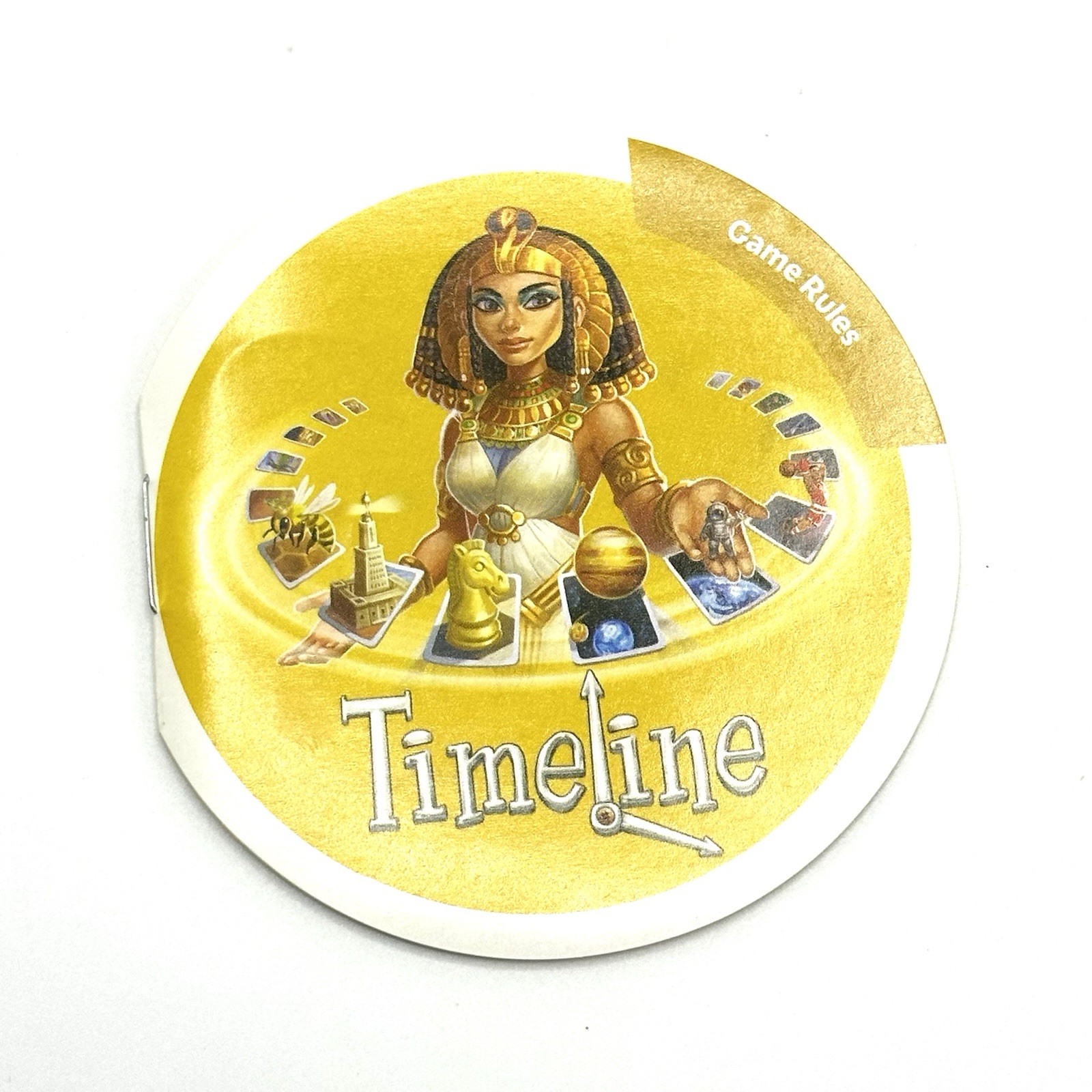 2010 Orginal TIMELINE Card Game INVENTIONS + CLASSIC Zygomatic Asmodee ROUND TIN