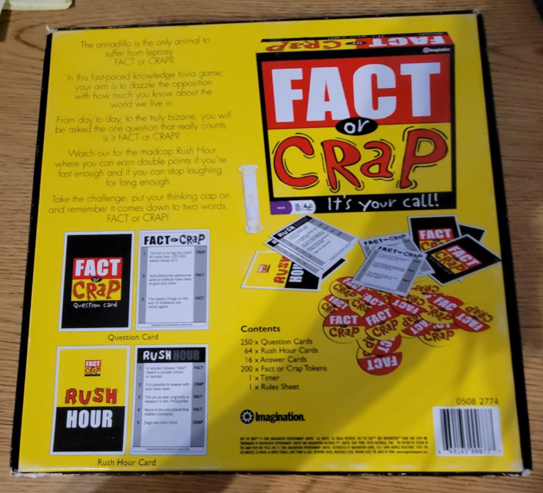Fact Or Crap Board Game