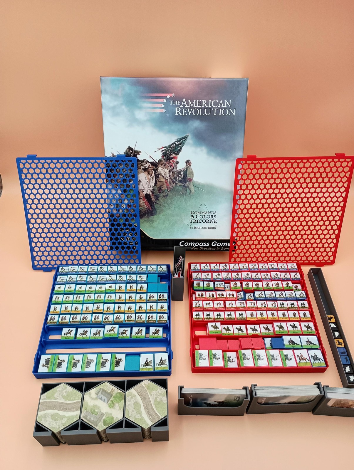Commands and Colors Tricorne Game Organizer & Unit Storage Trays