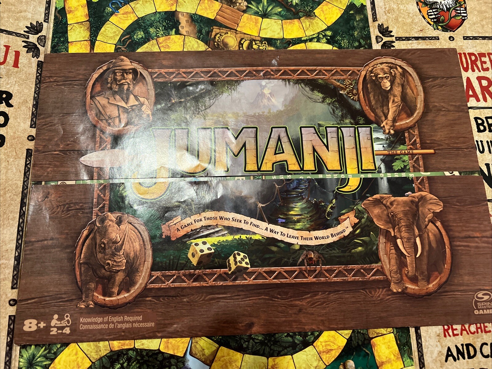 jumanji board game 2022 game board & Instructions